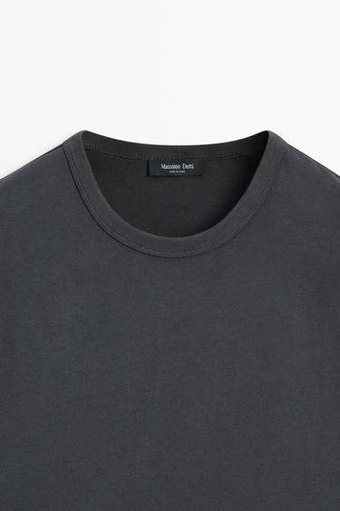 100% cotton boxy short sleeve T-shirt — LEAD 9