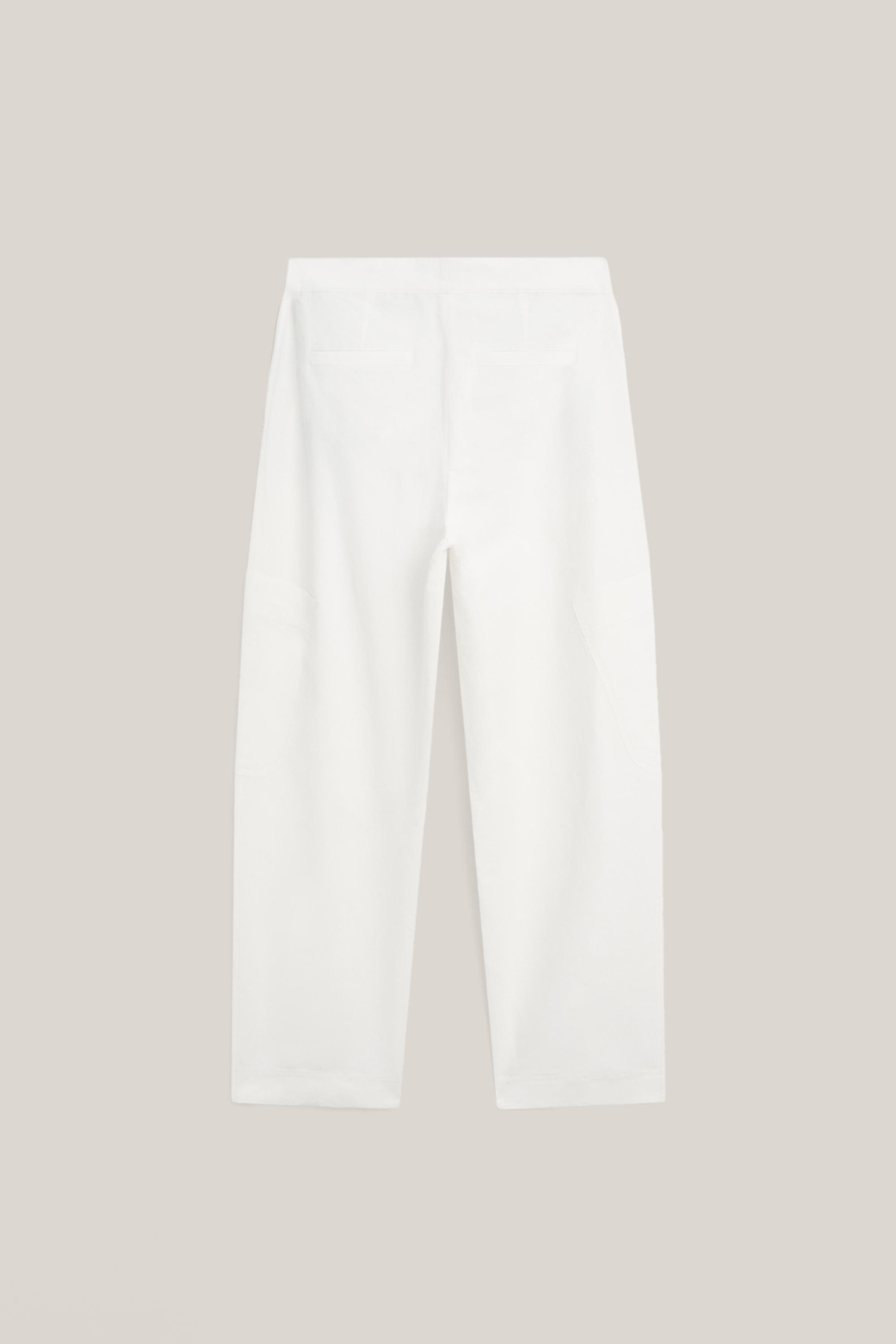 Flowing trousers with darts - LIMITED EDITION — BEIGE
