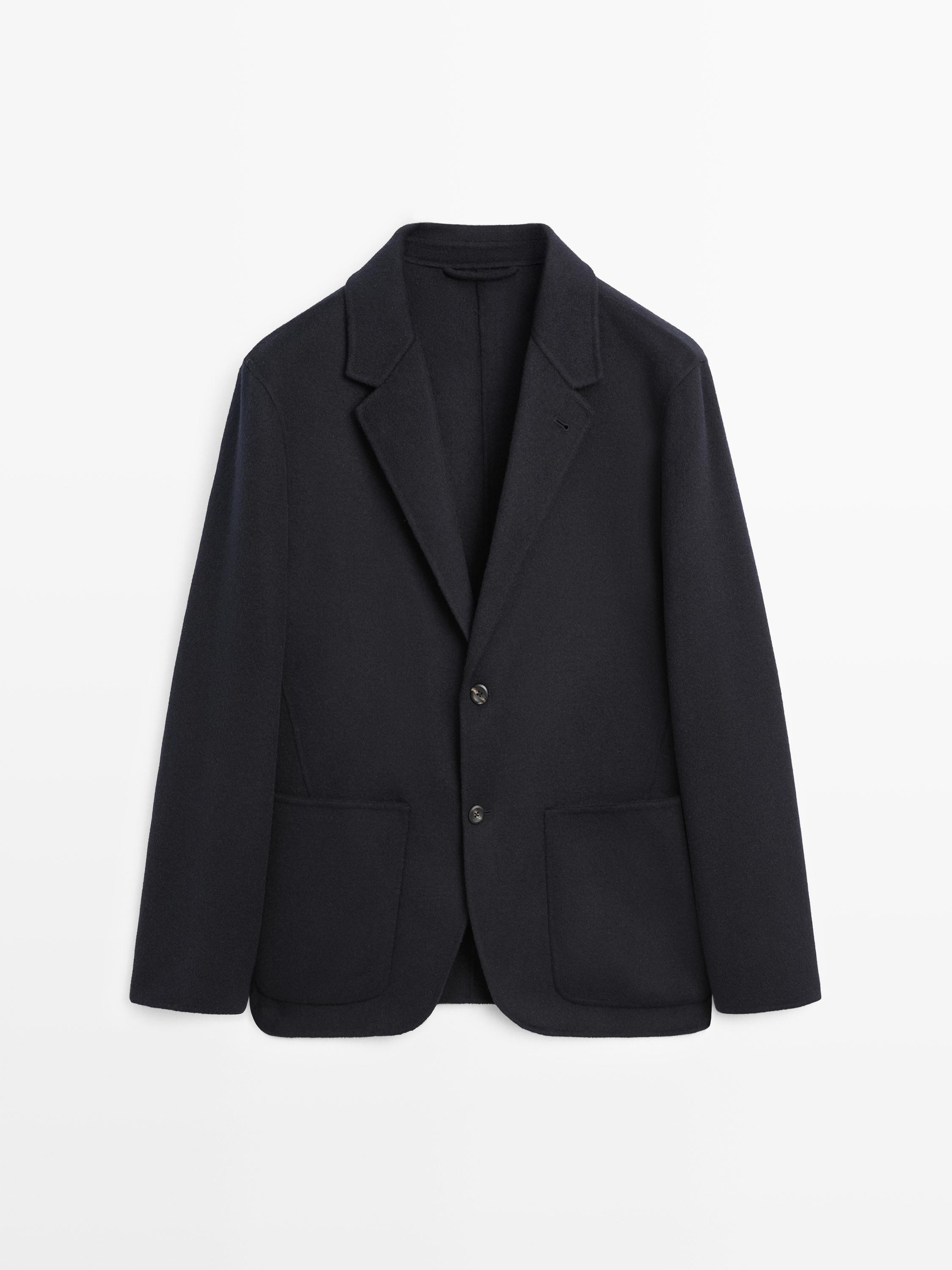 Wool blend blazer