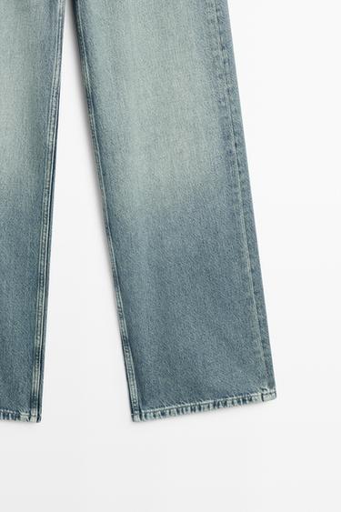 High-waist wide-leg jeans — BLUE 7