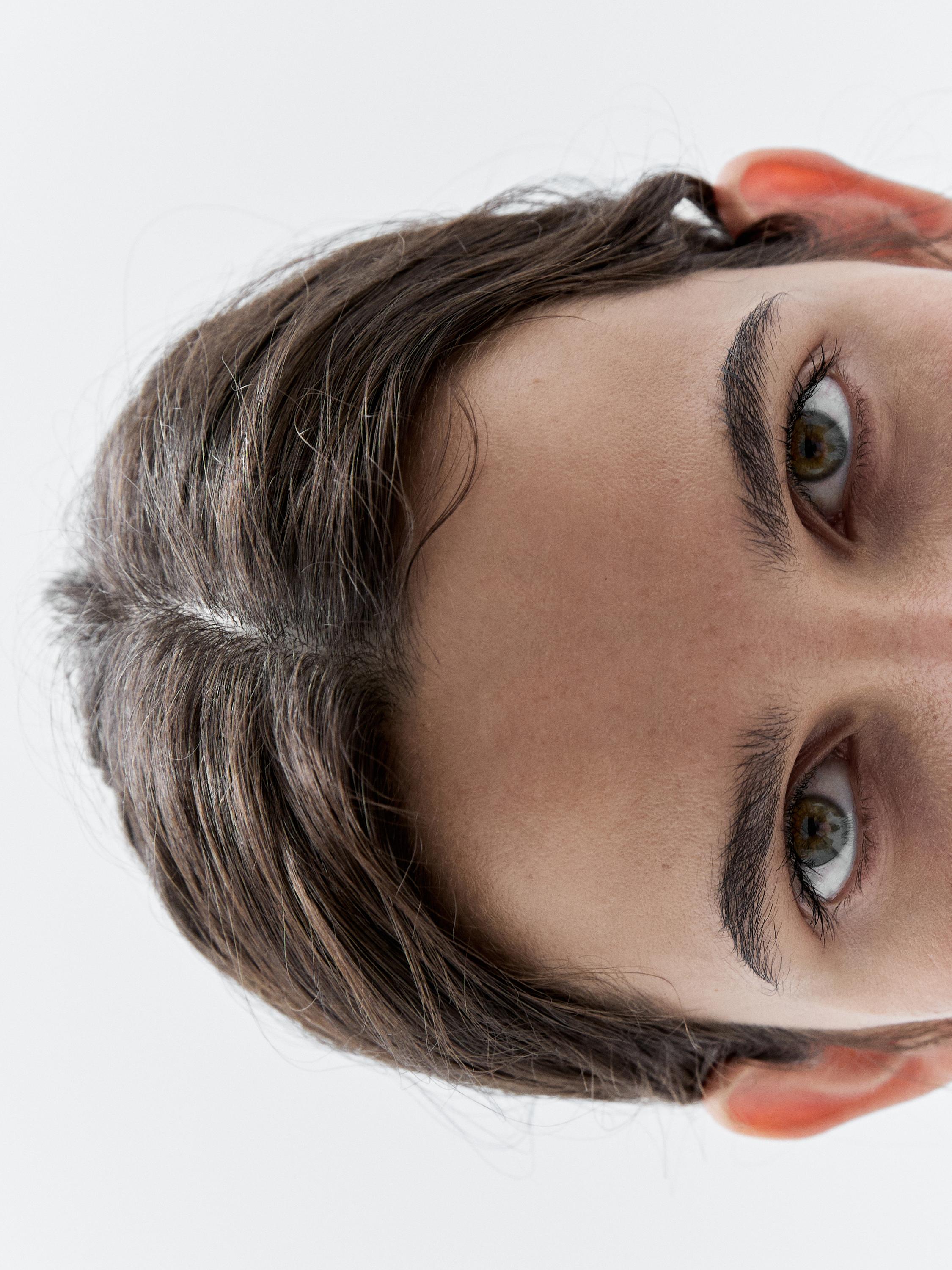 Flowing cape-style polo shirt