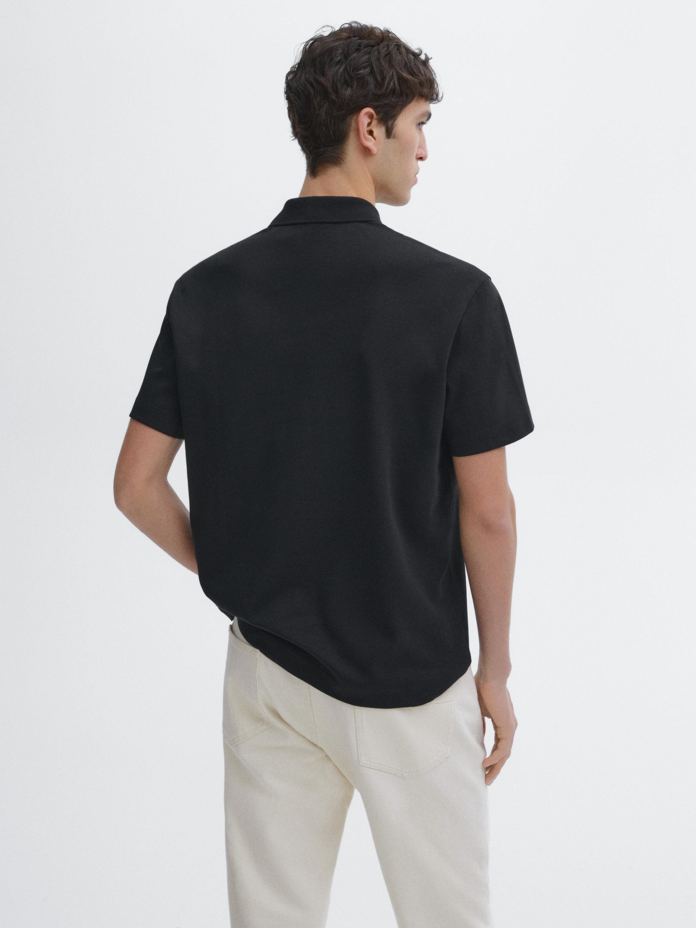 100% cotton short sleeve polo sweater