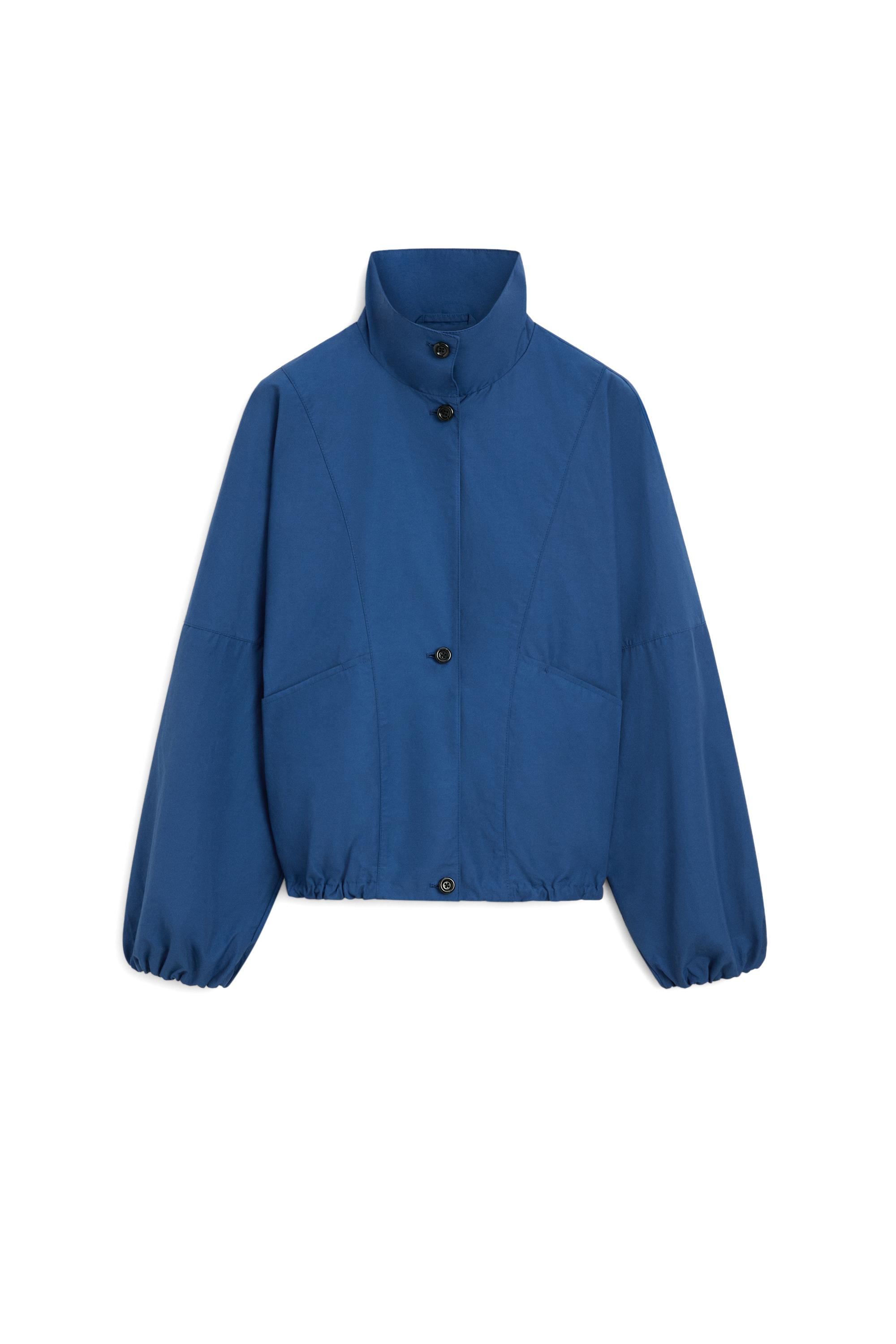 Technical puff bomber jacket — BLUE