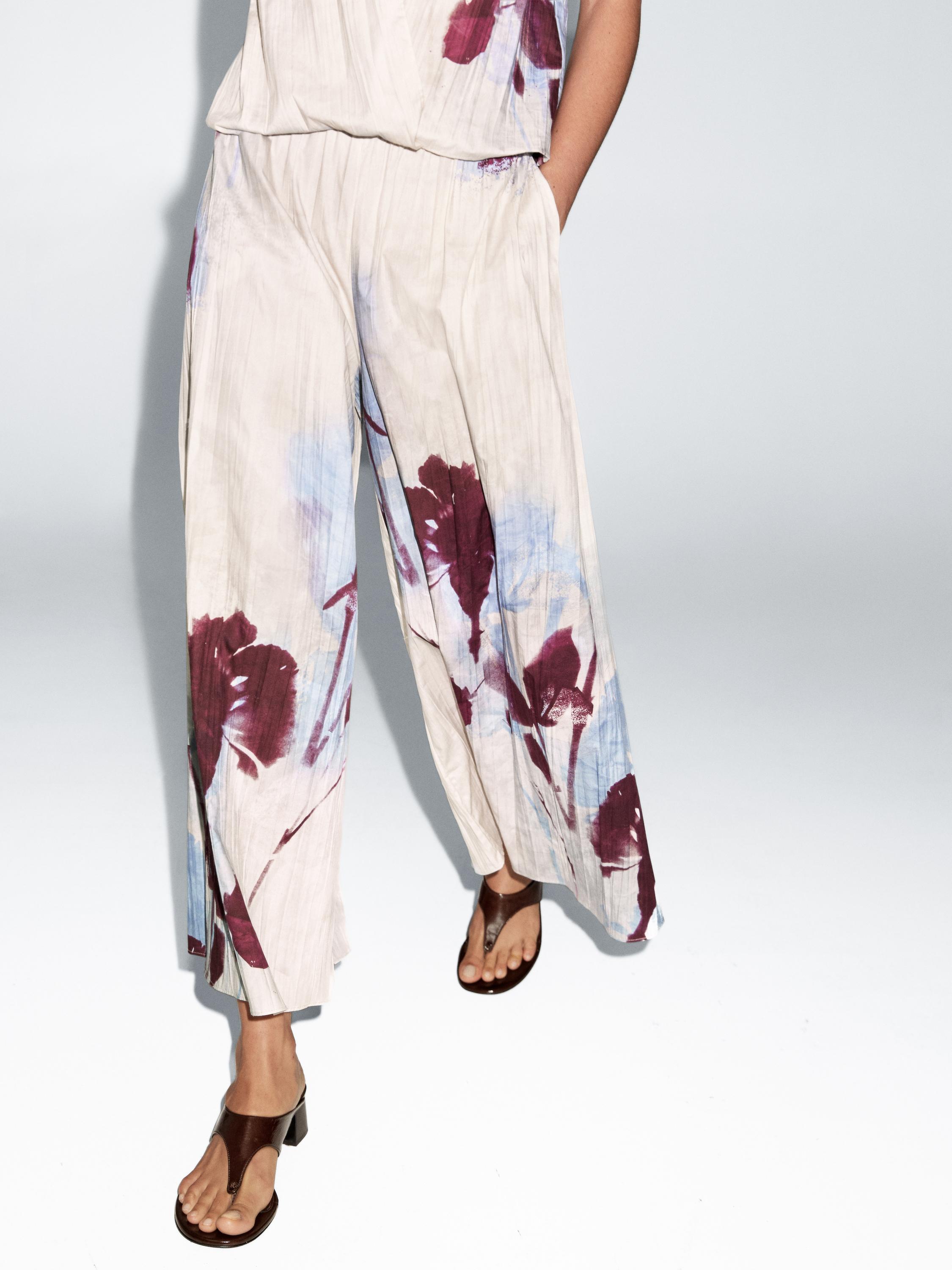 Printed culottes