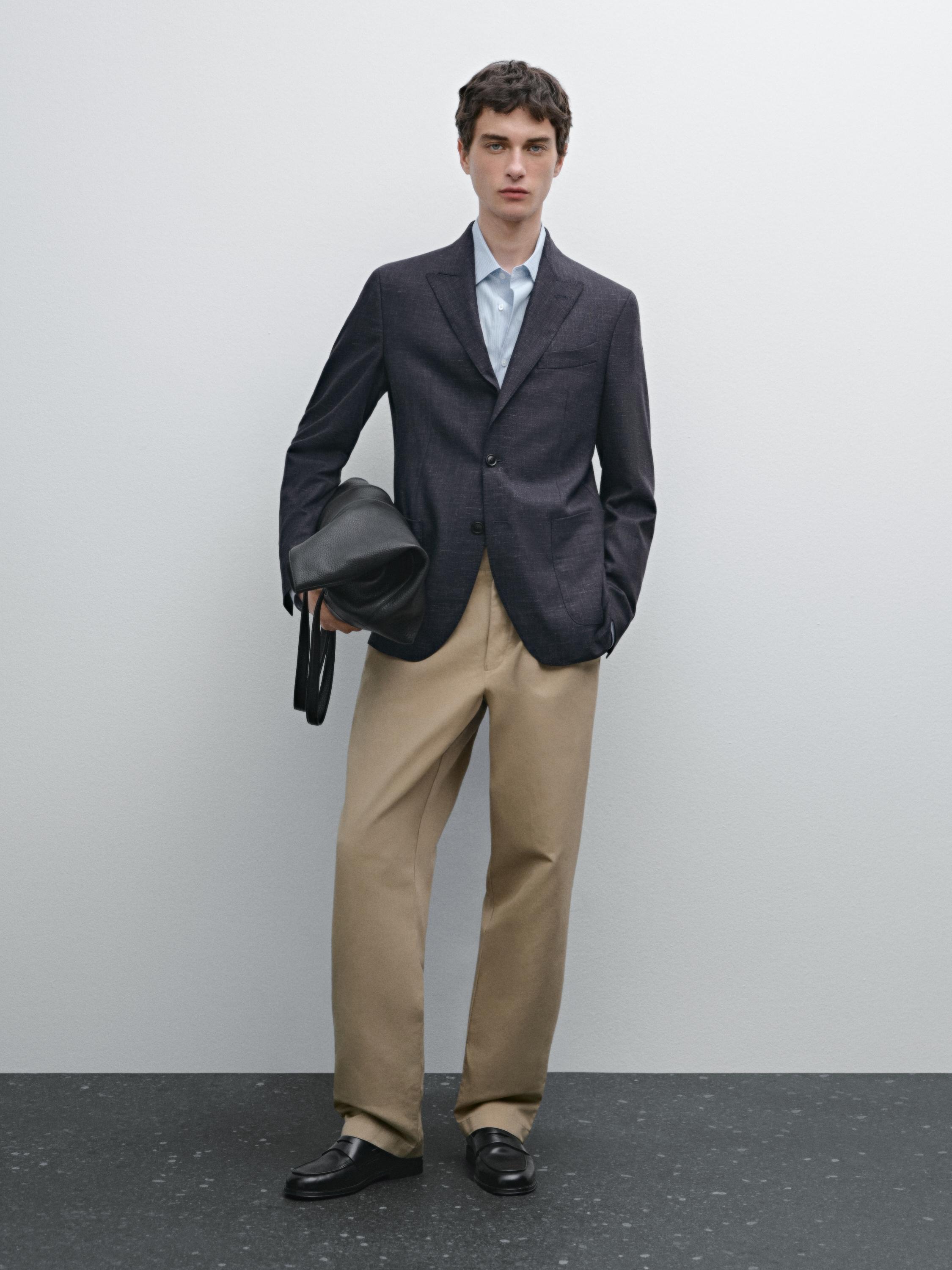 بليزر رسمي من الصوف المخلوط