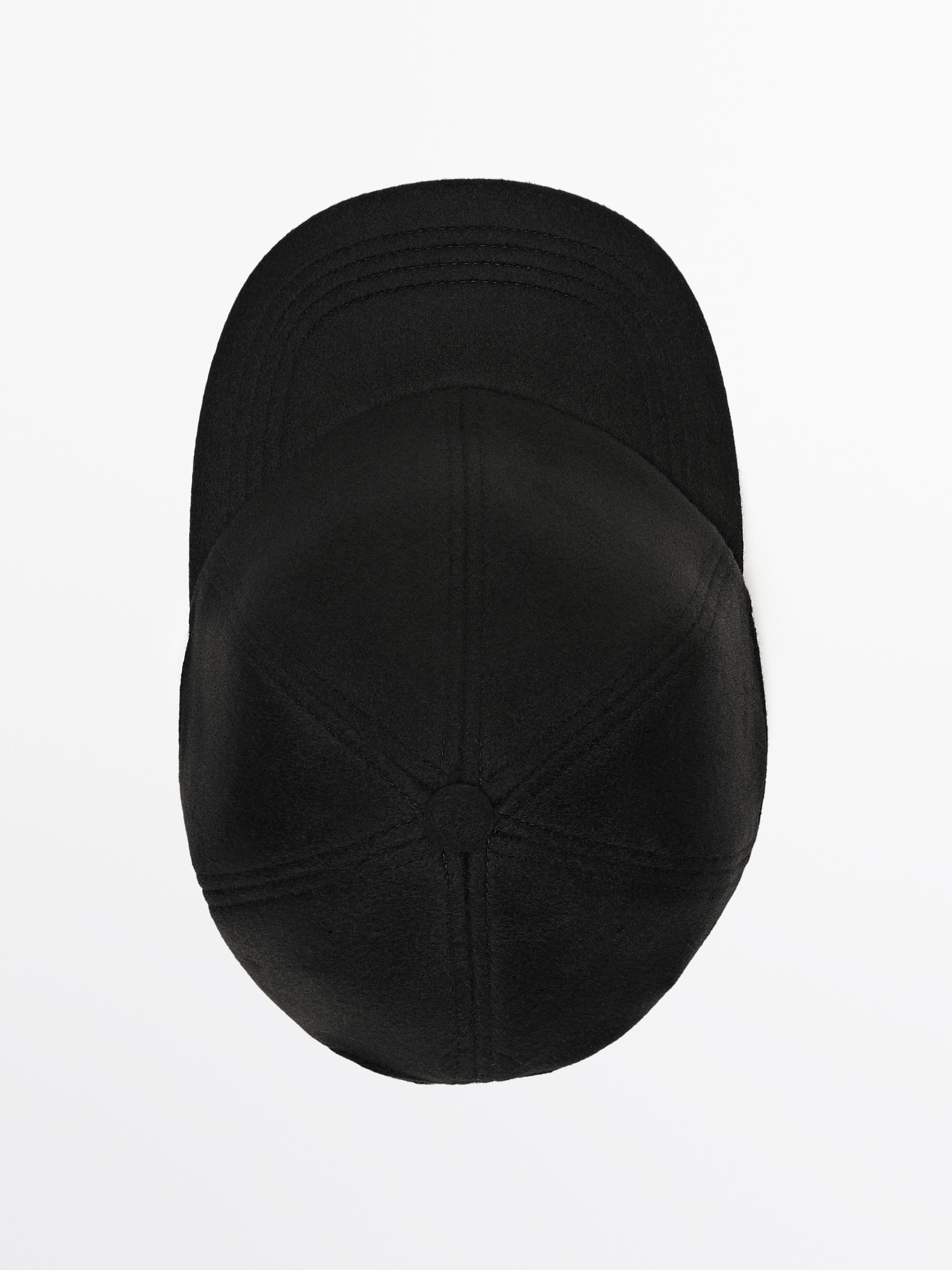 Wool blend cap