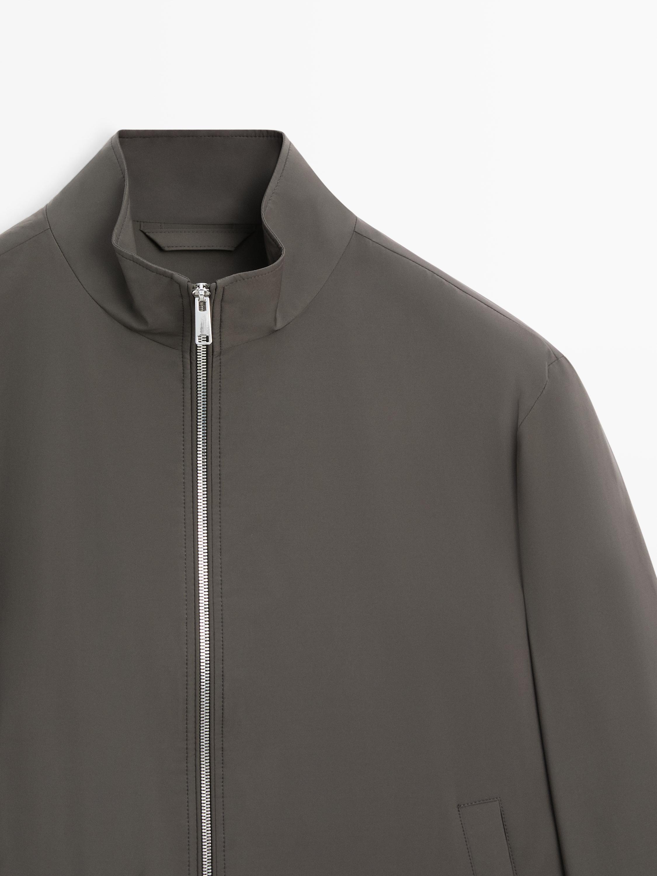 Two-way stretch fabric jacket — GREEN