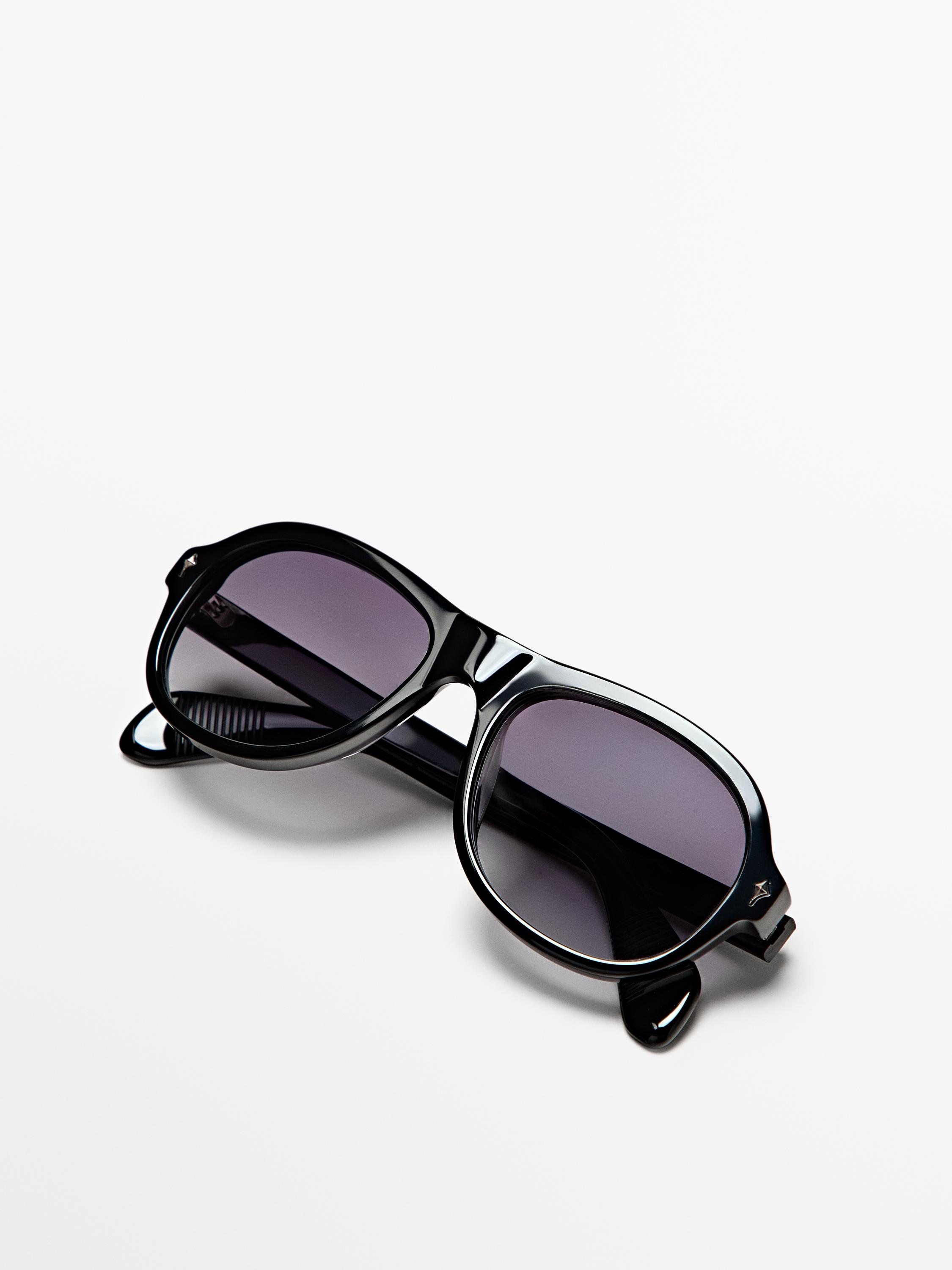 Aviator sunglasses — BLACK