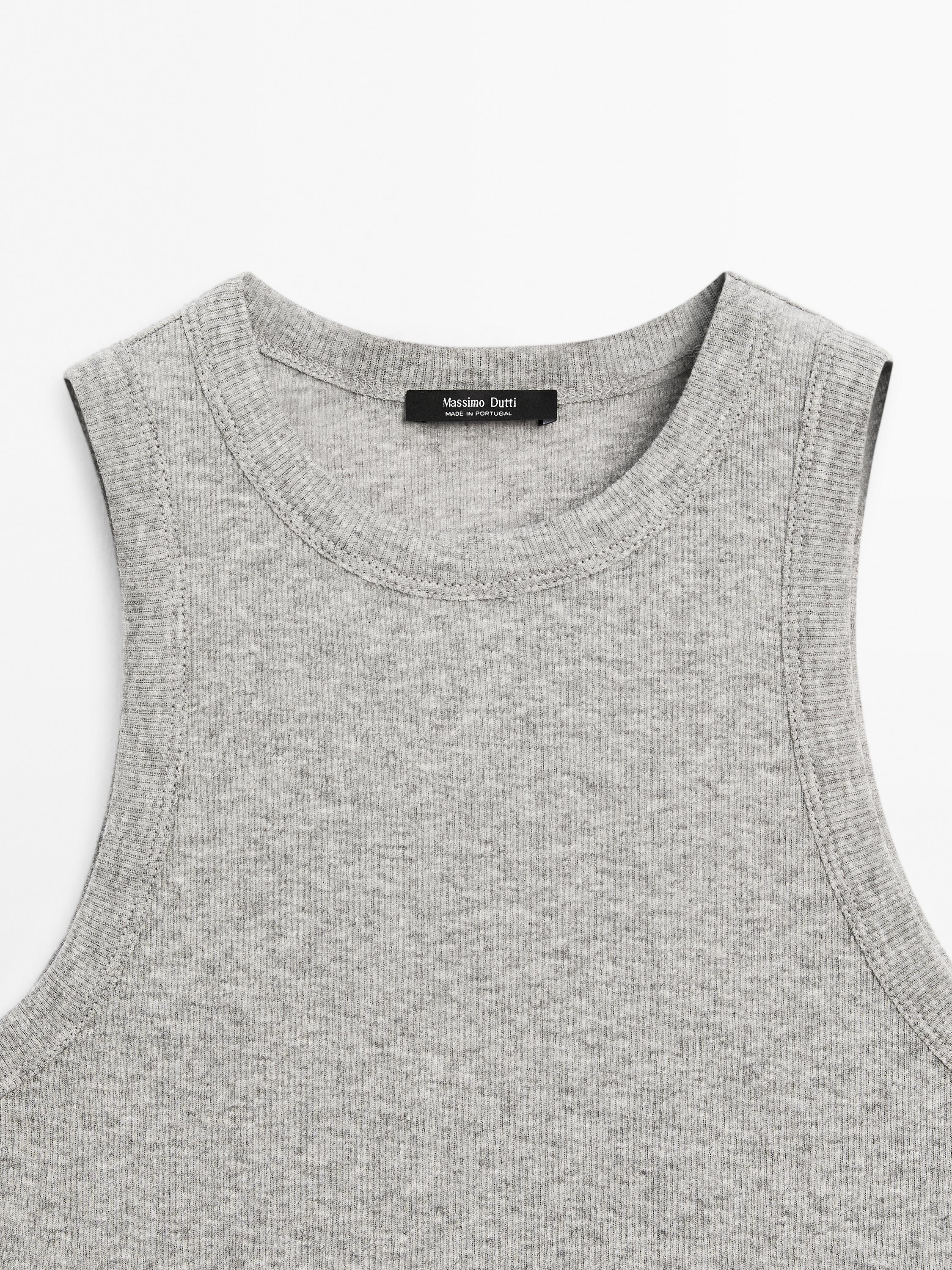 100% cotton halter top