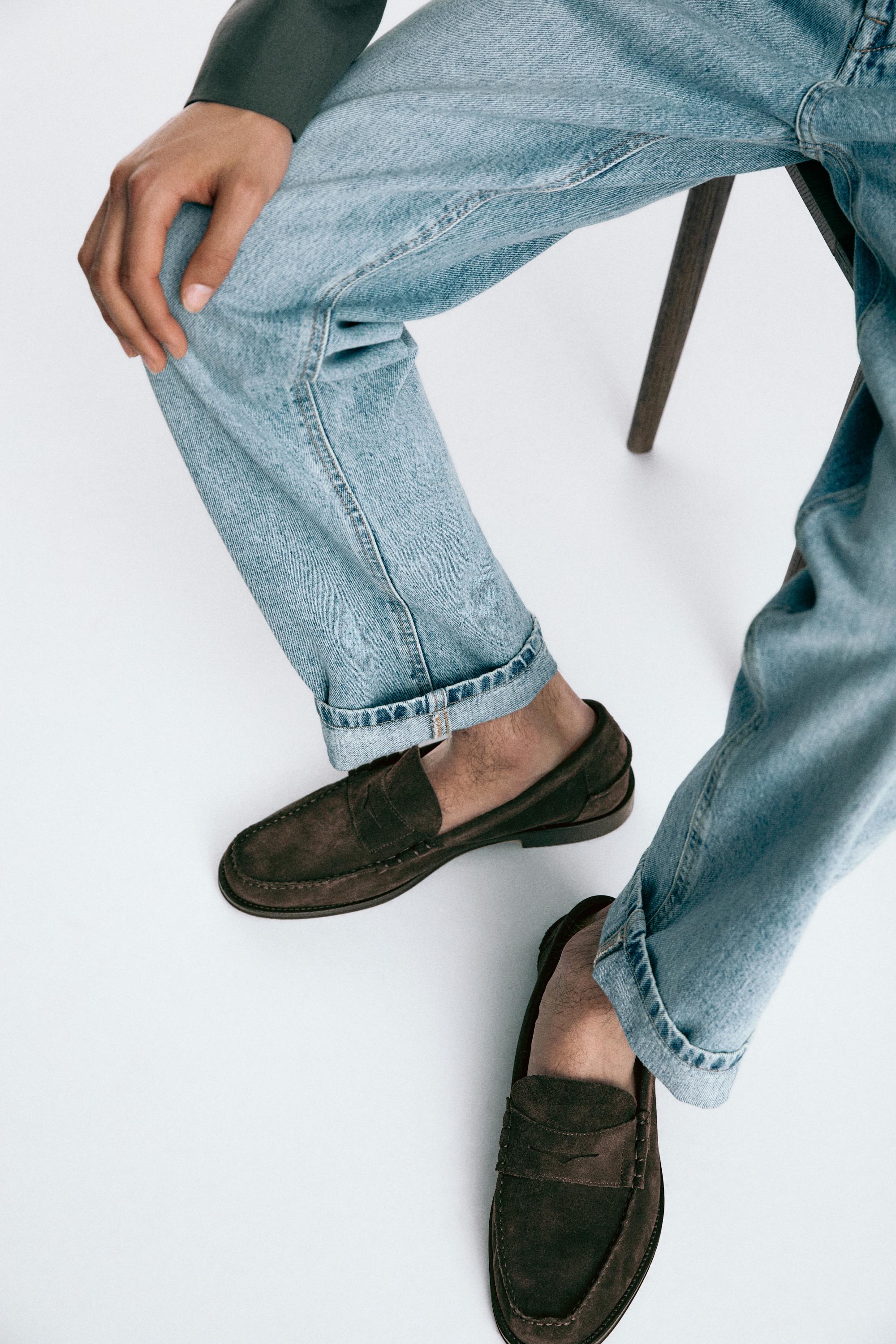 Penny loafers · Brown · Loafer | Massimo Dutti