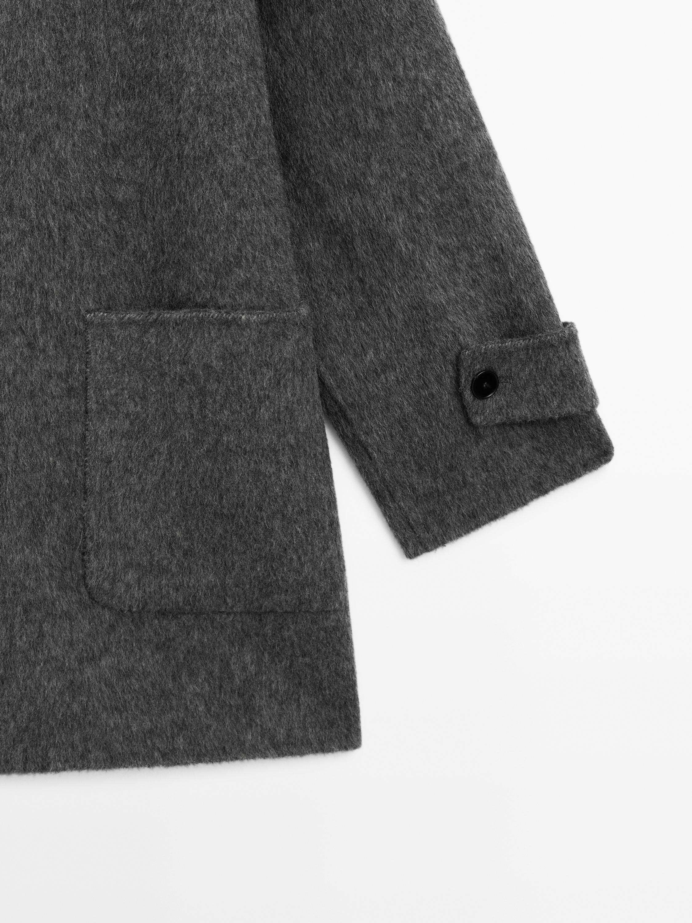 Medium wool blend coat