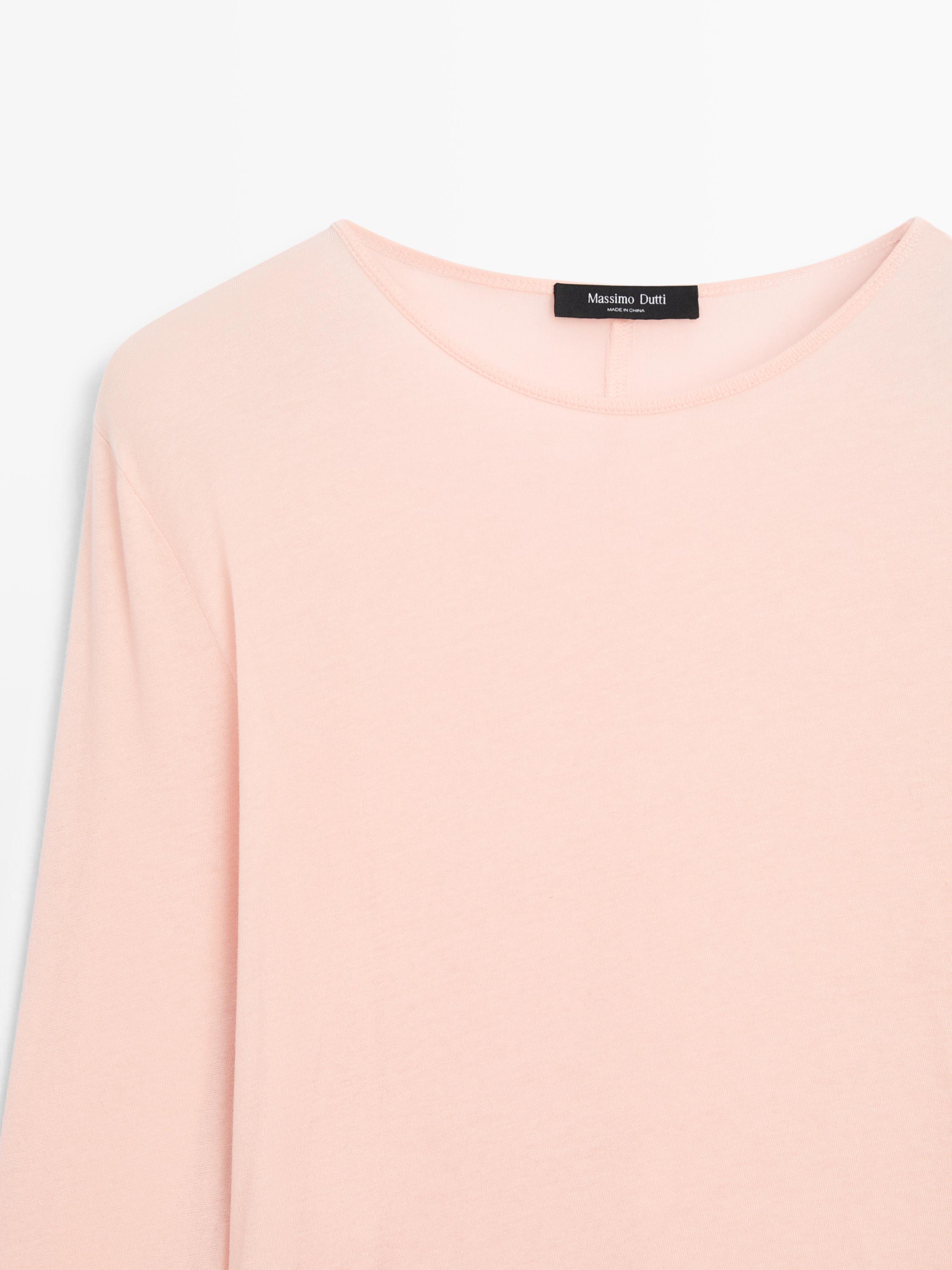 Lekka koszulka z długim rękawem