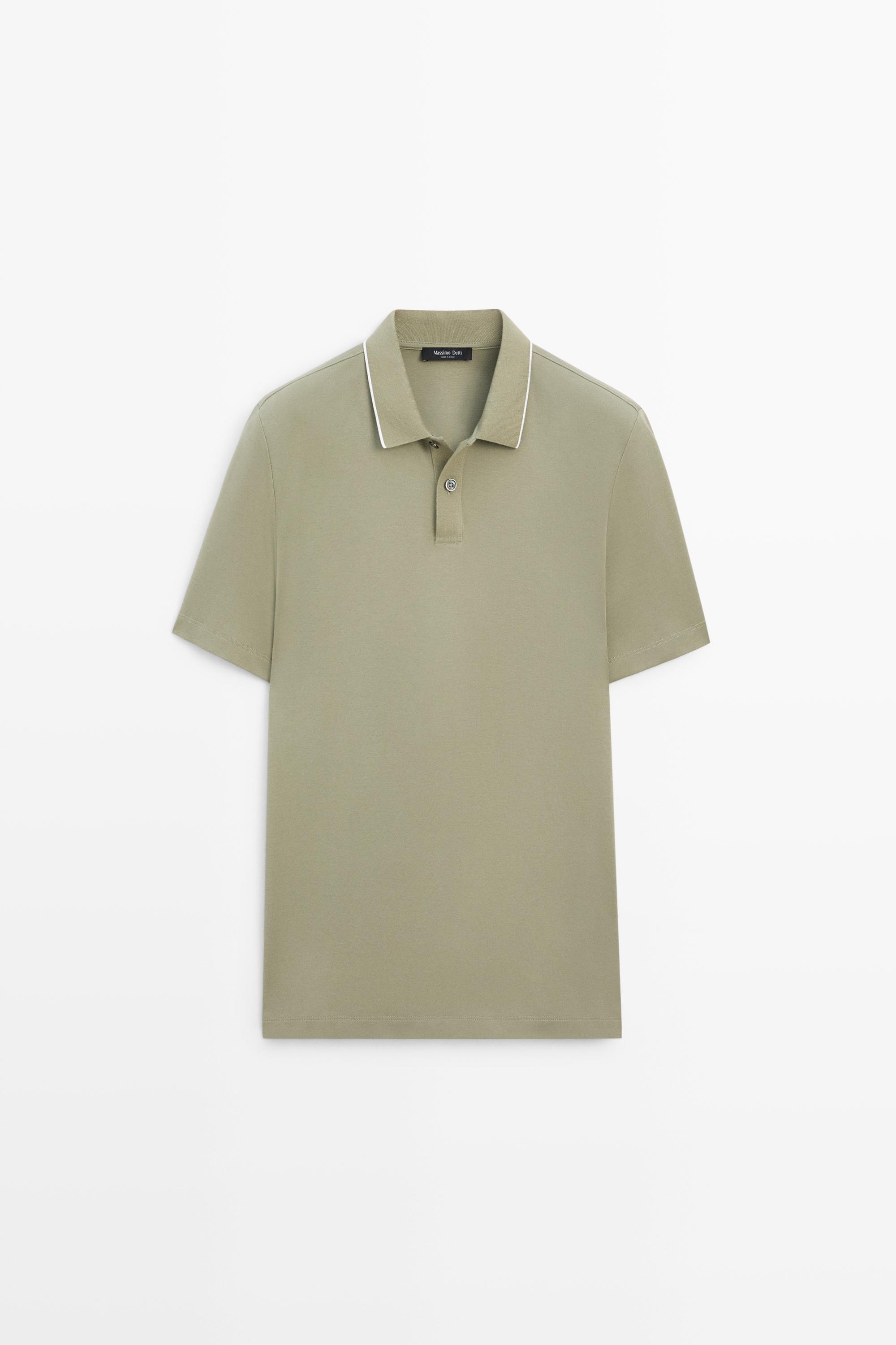 Polo manches courtes détail contrastant