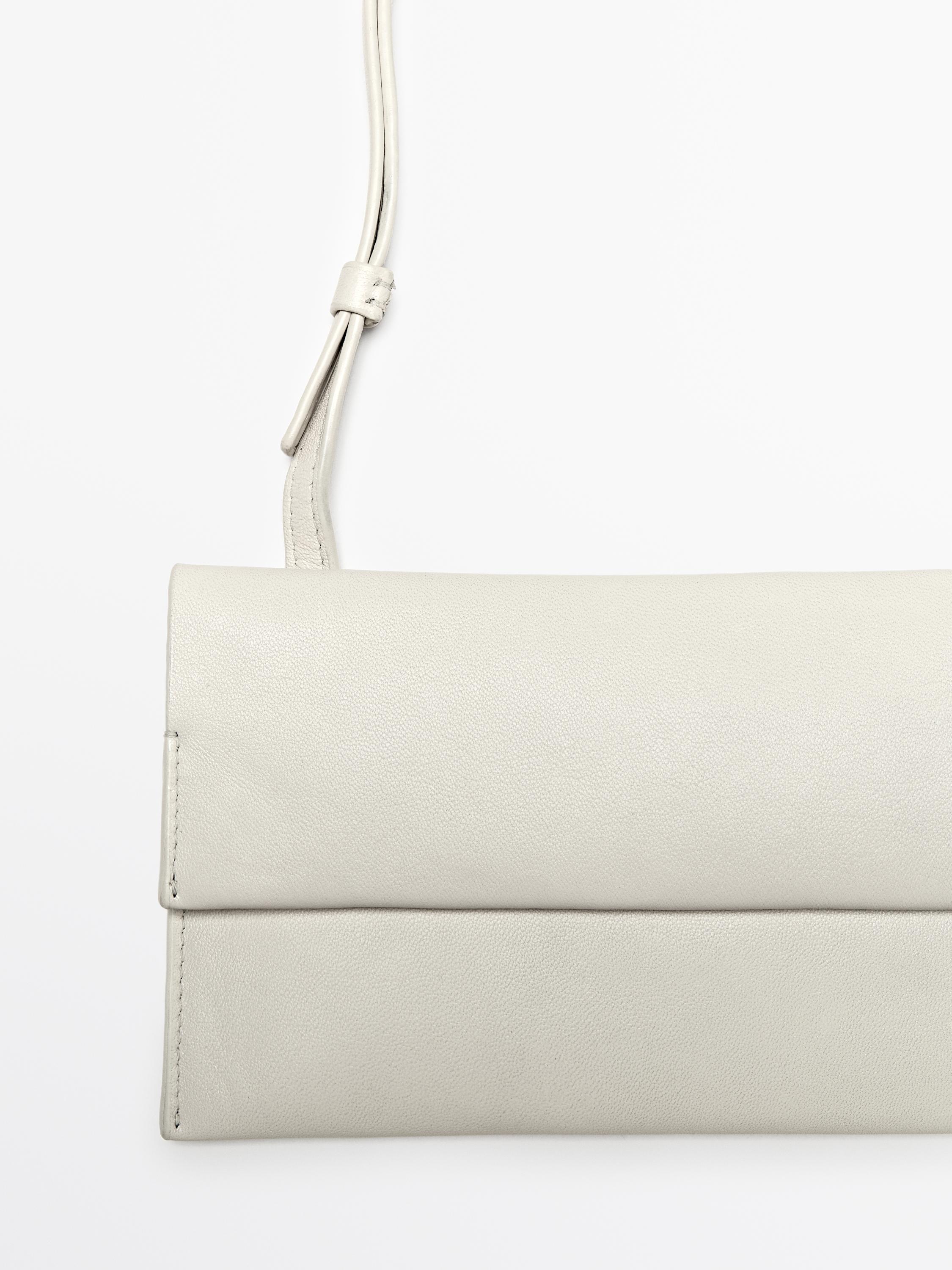 Nappa leather mini crossbody bag