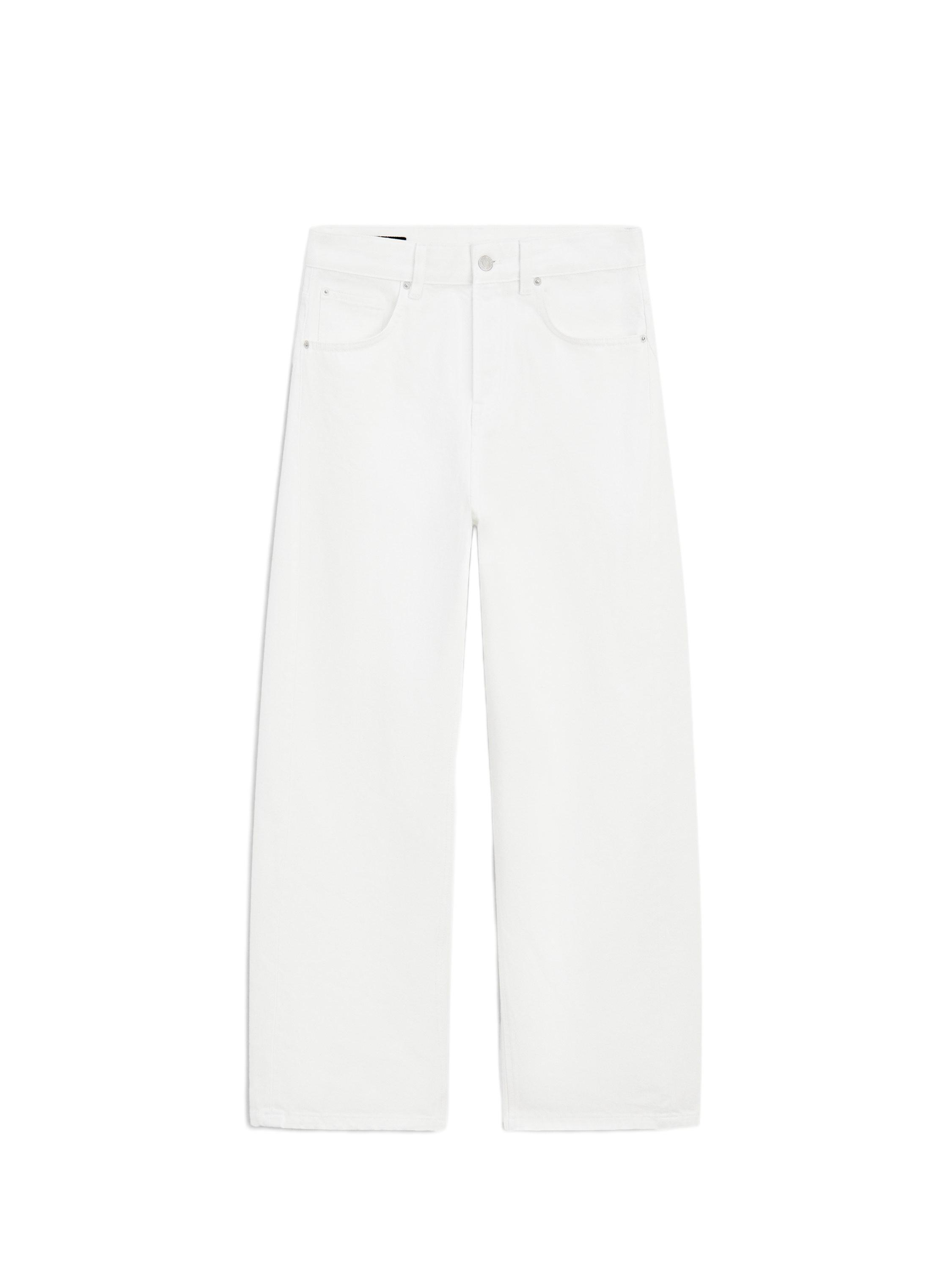 Mid-rise balloon fit jeans — Off white