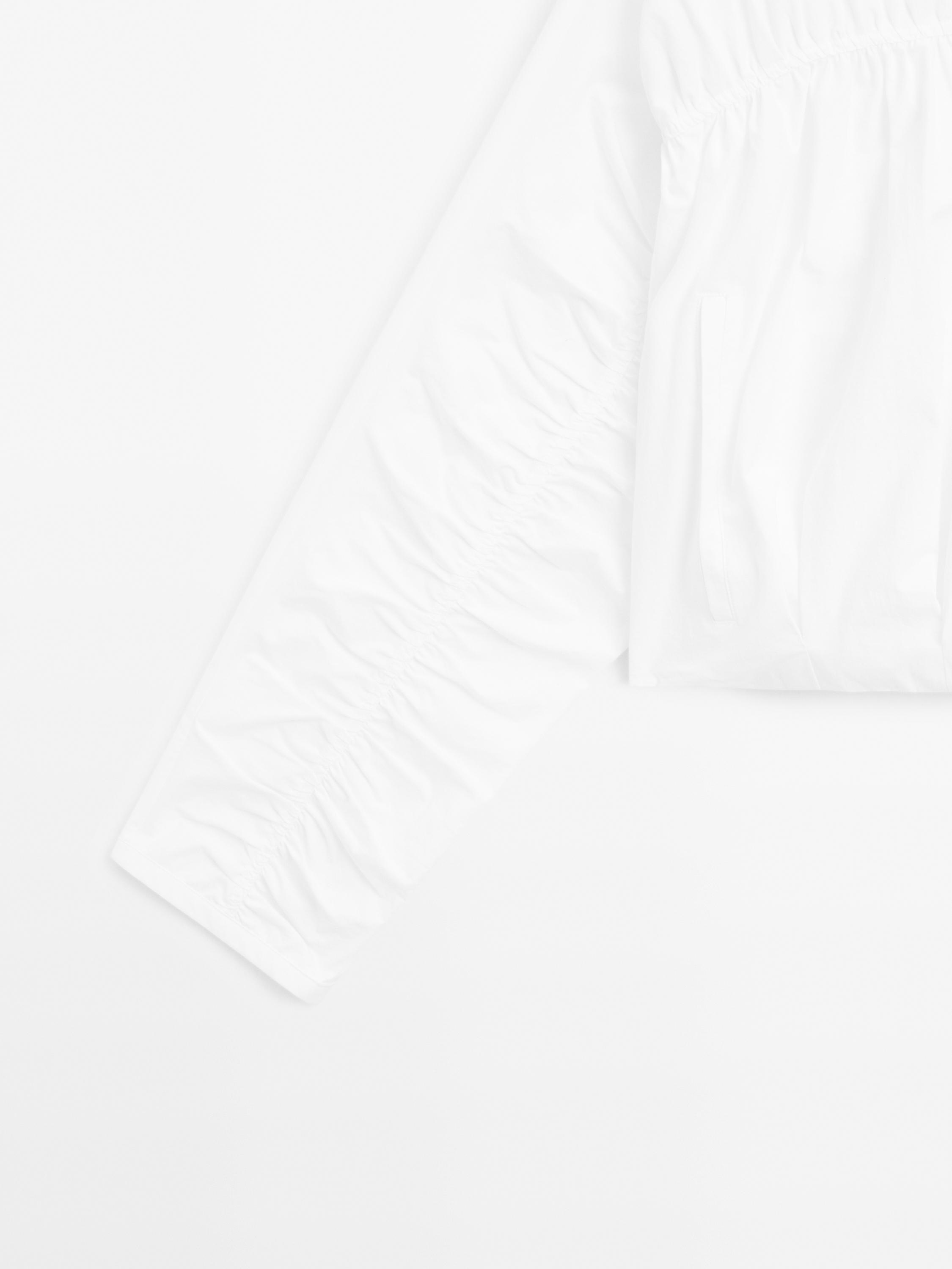 Voluminous bomber jacket with gathered detail