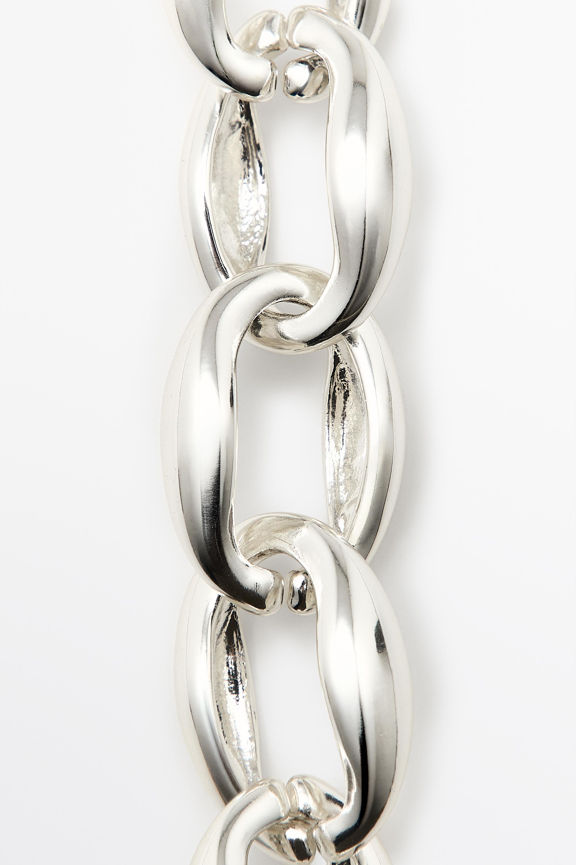Chunky chain necklace — SILVER