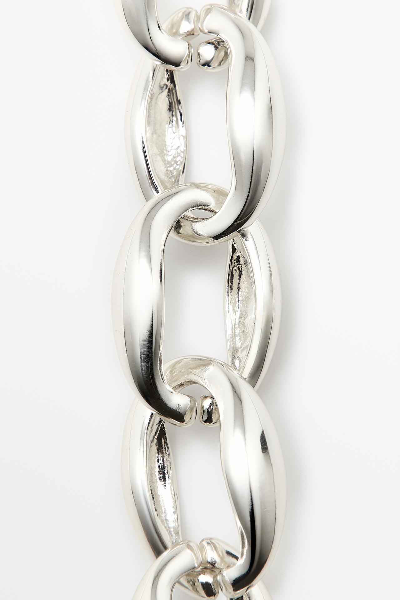 Chunky chain necklace — SILVER