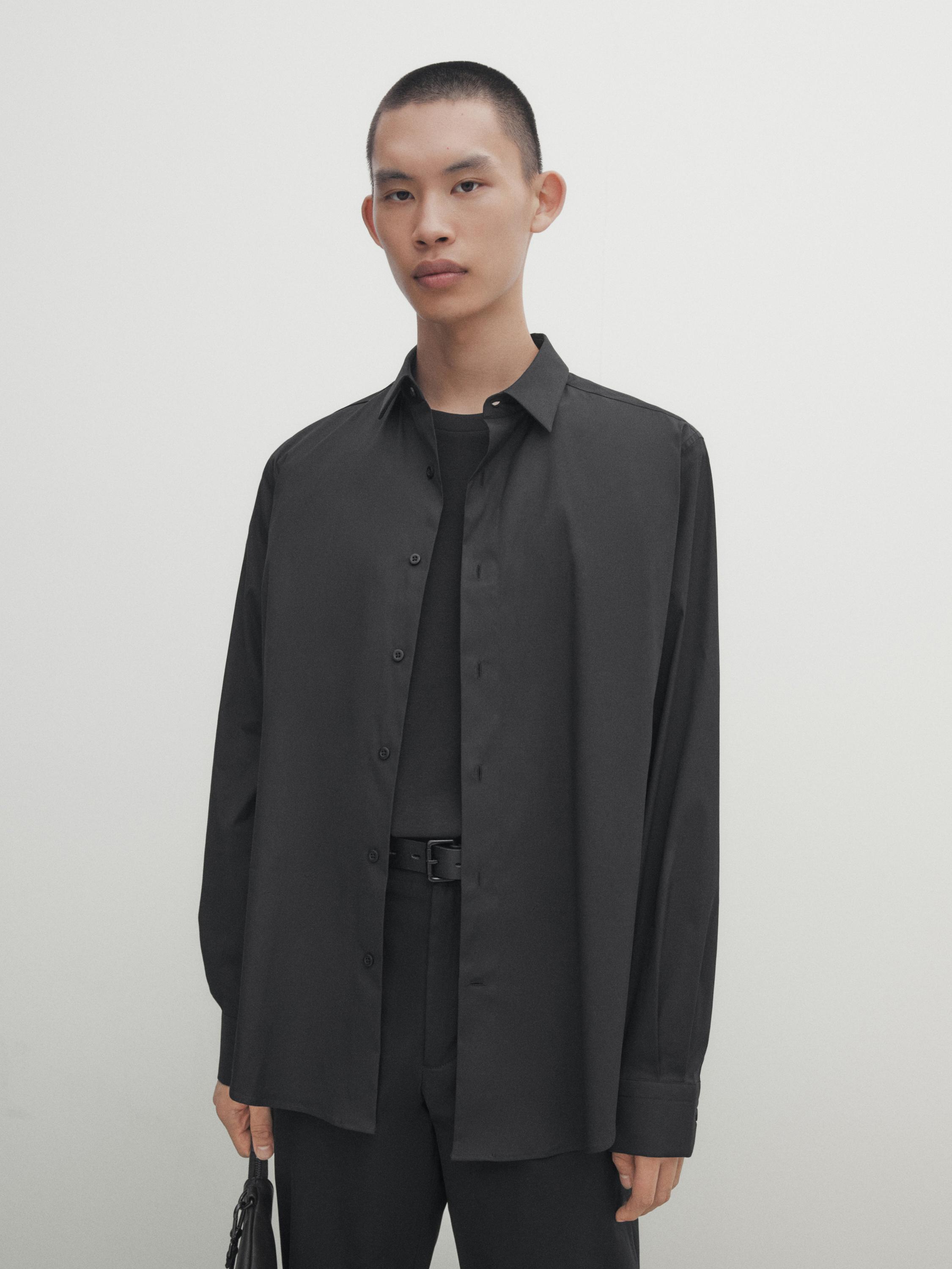 Slim fit stretchy shirt - Studio