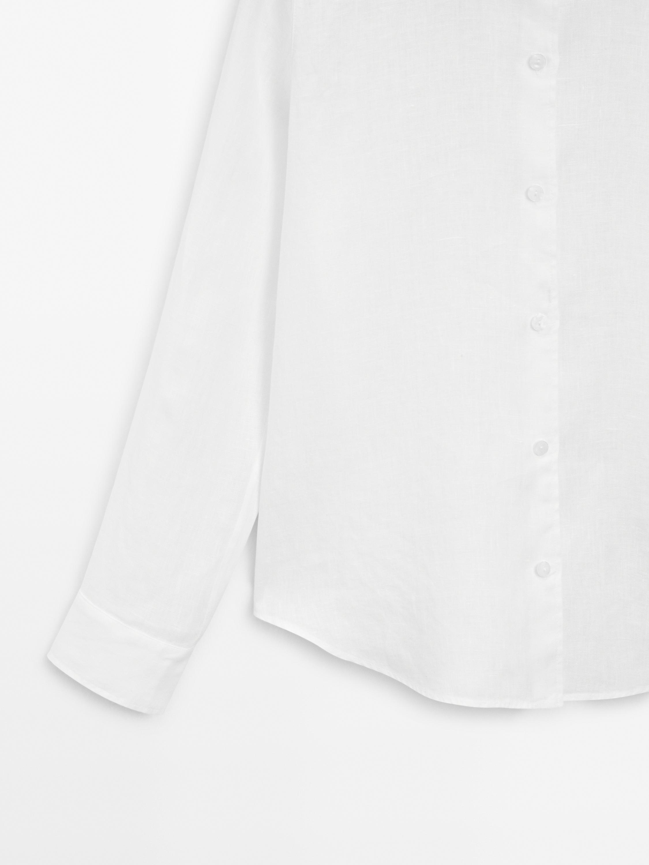 Flowing 100% linen shirt