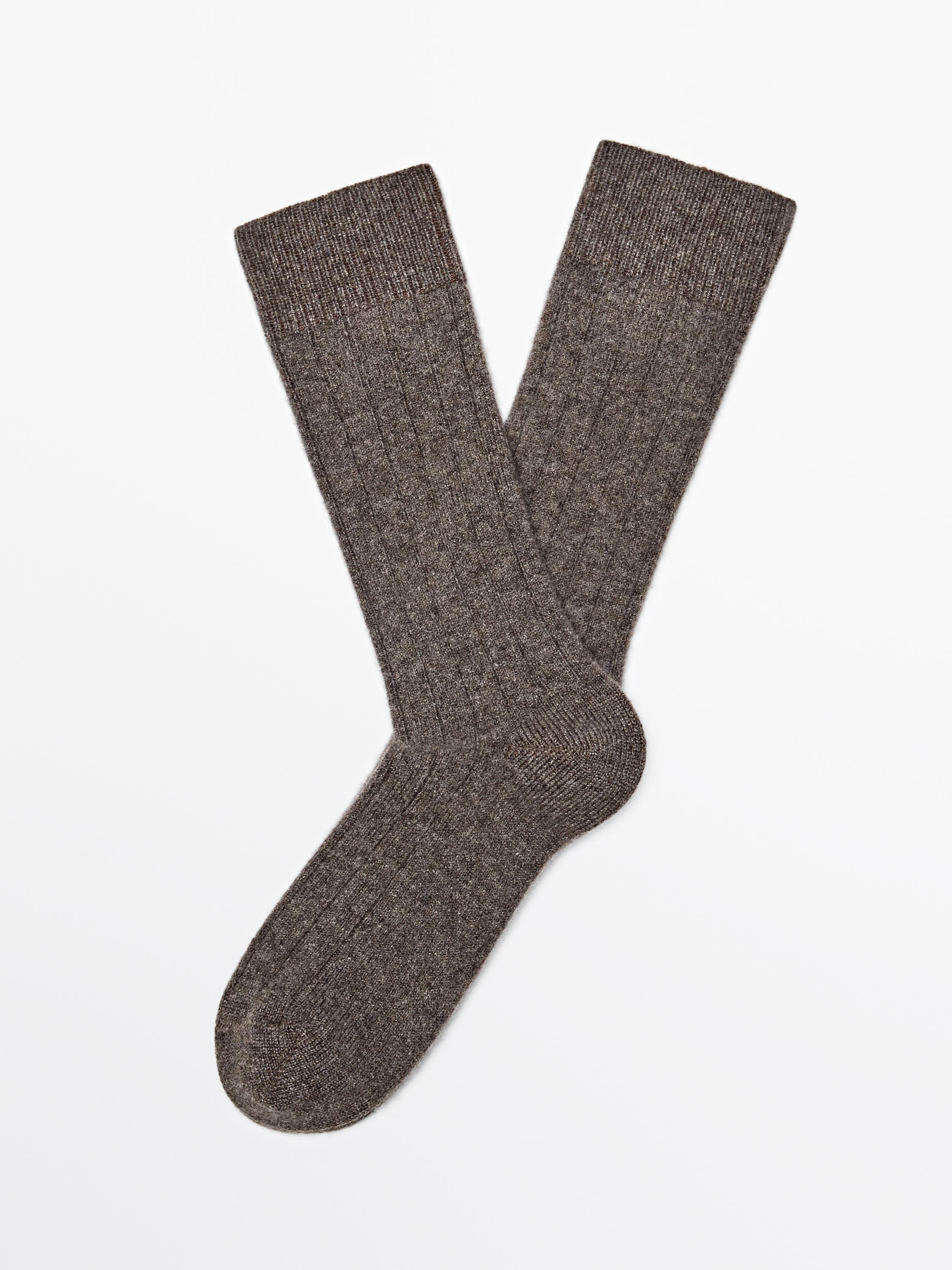 Chaussettes en cachemire mélangé