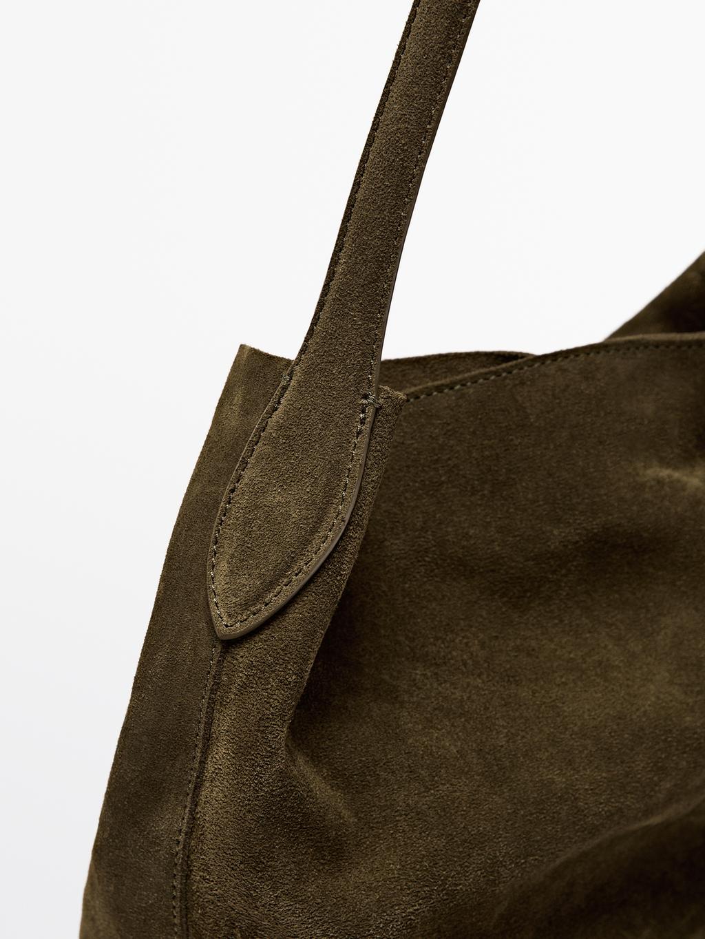 Suede Bucket Bag - Medium main image 1