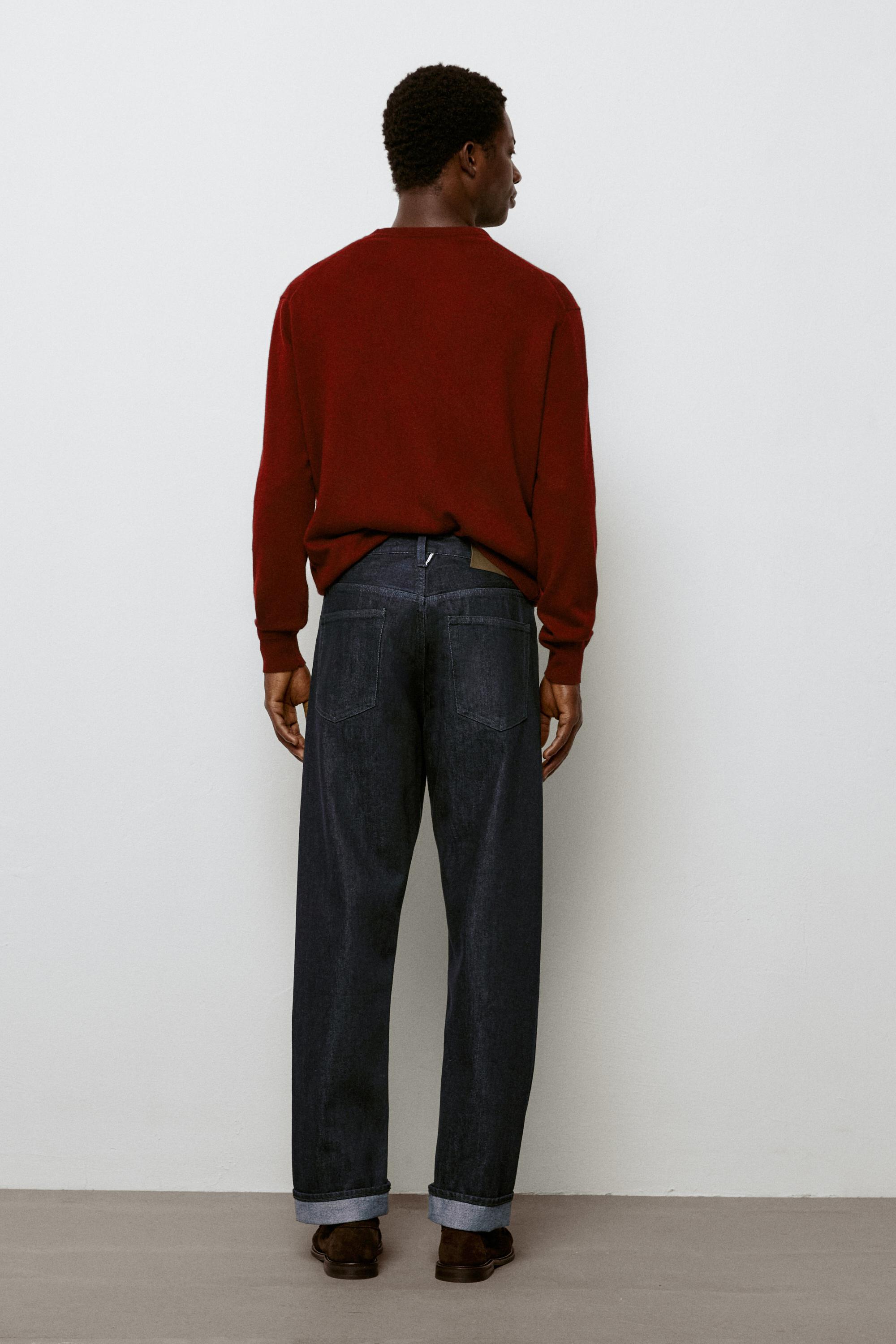 Selvedge fit jeans — NAVY BLUE