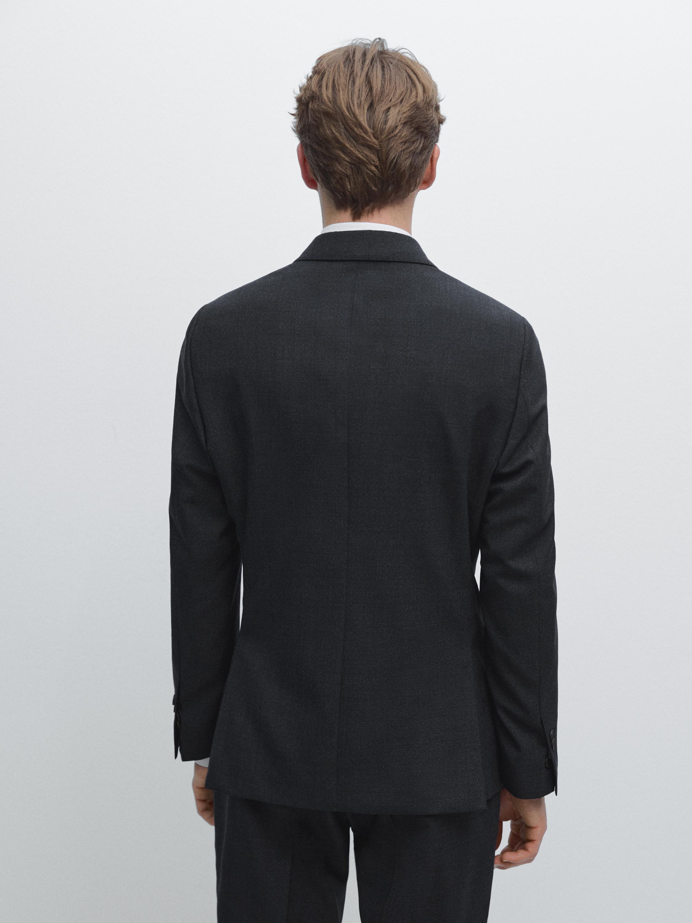 100% wool suit blazer