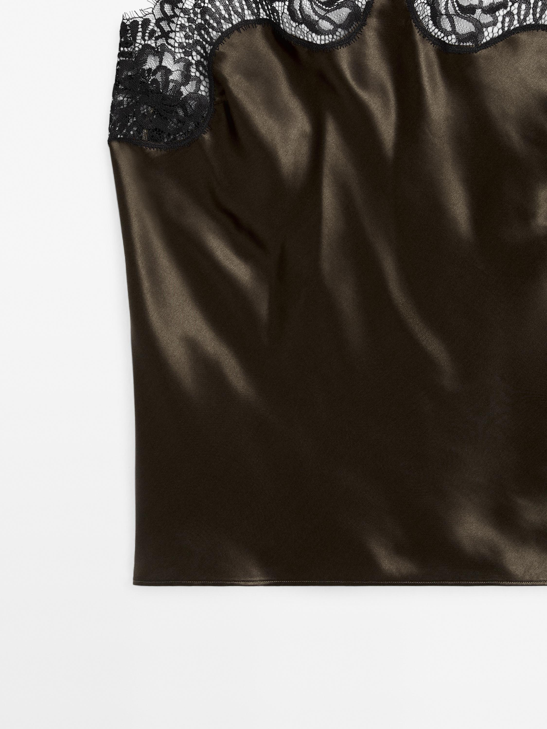 Silk blend camisole top - STUDIO