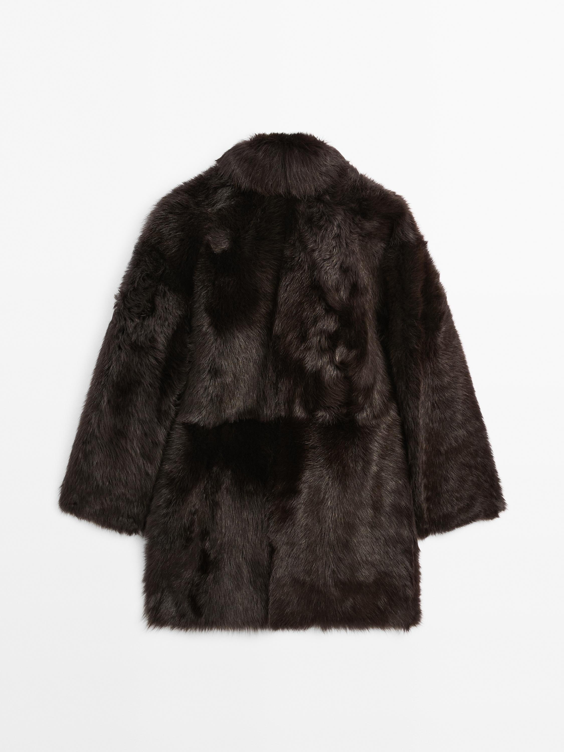Long Tuscan leather coat