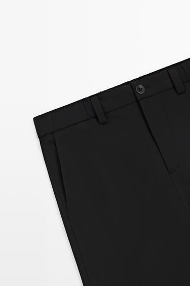 Regular-fit technical pants — BLACK 7