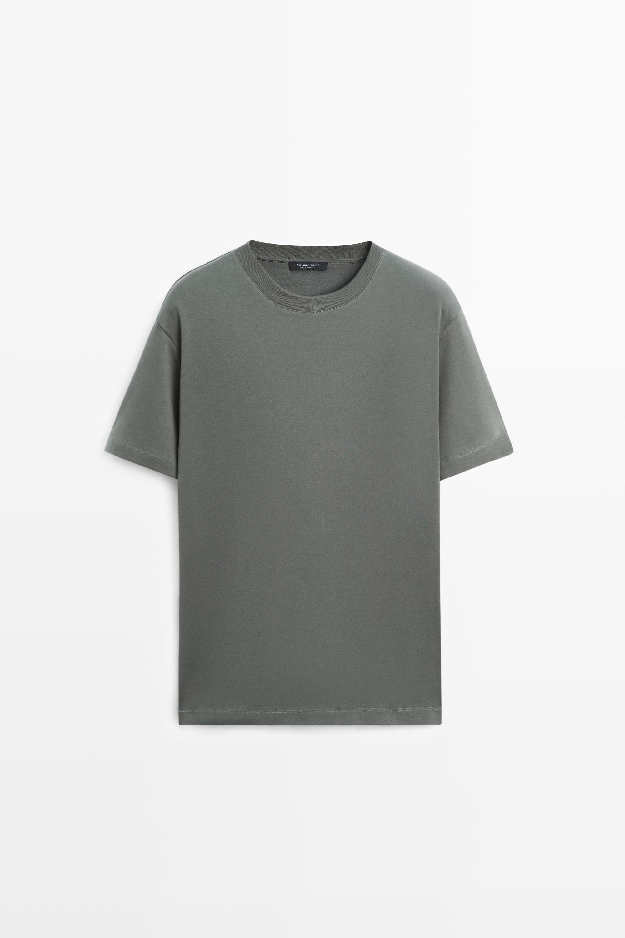 100% cotton short sleeve T-shirt — GREEN