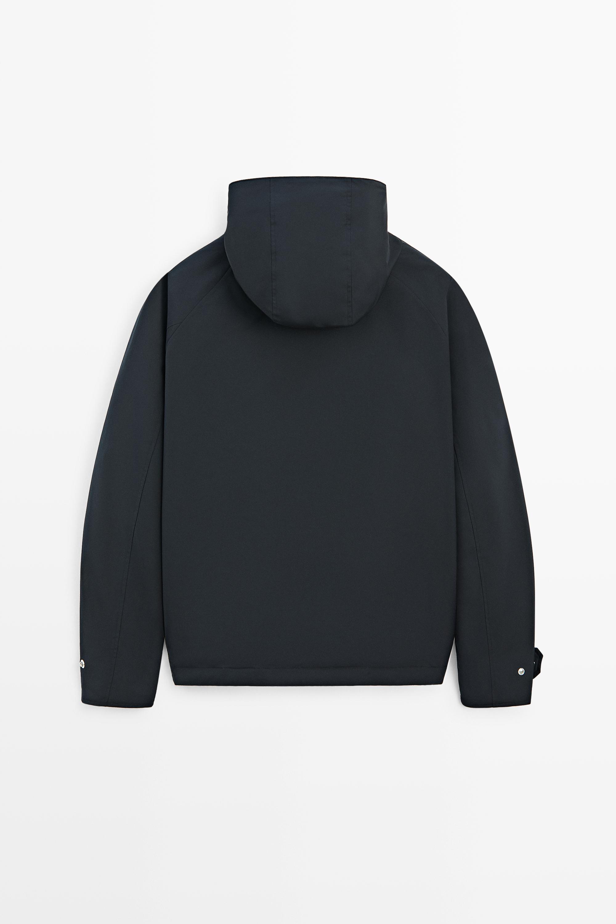 Short quilted parka with pocket details - thumbnail 6