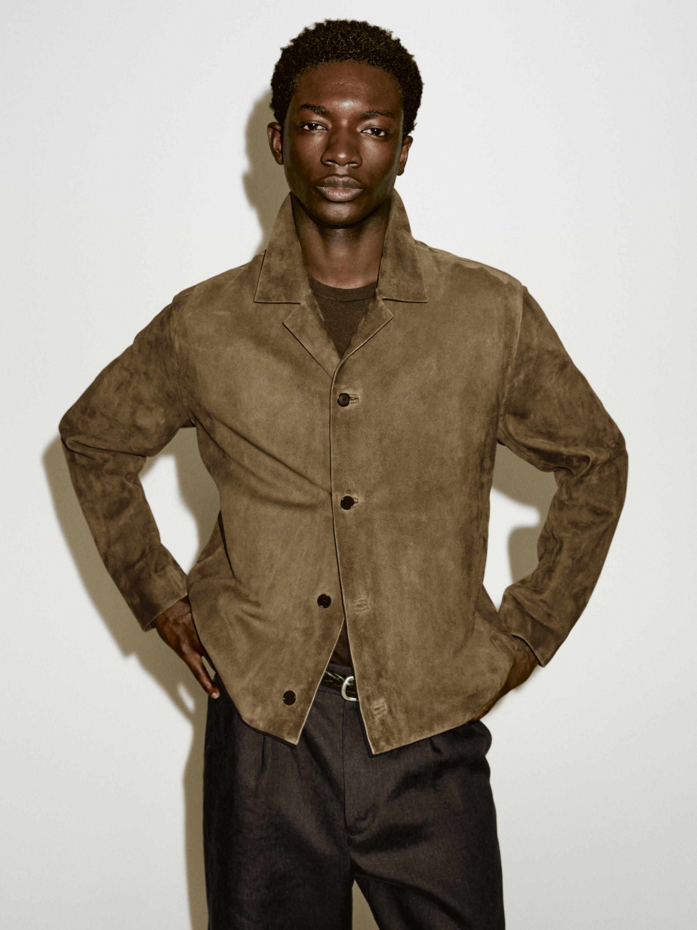 Lightweight short suede leather jacket - Limited Edition