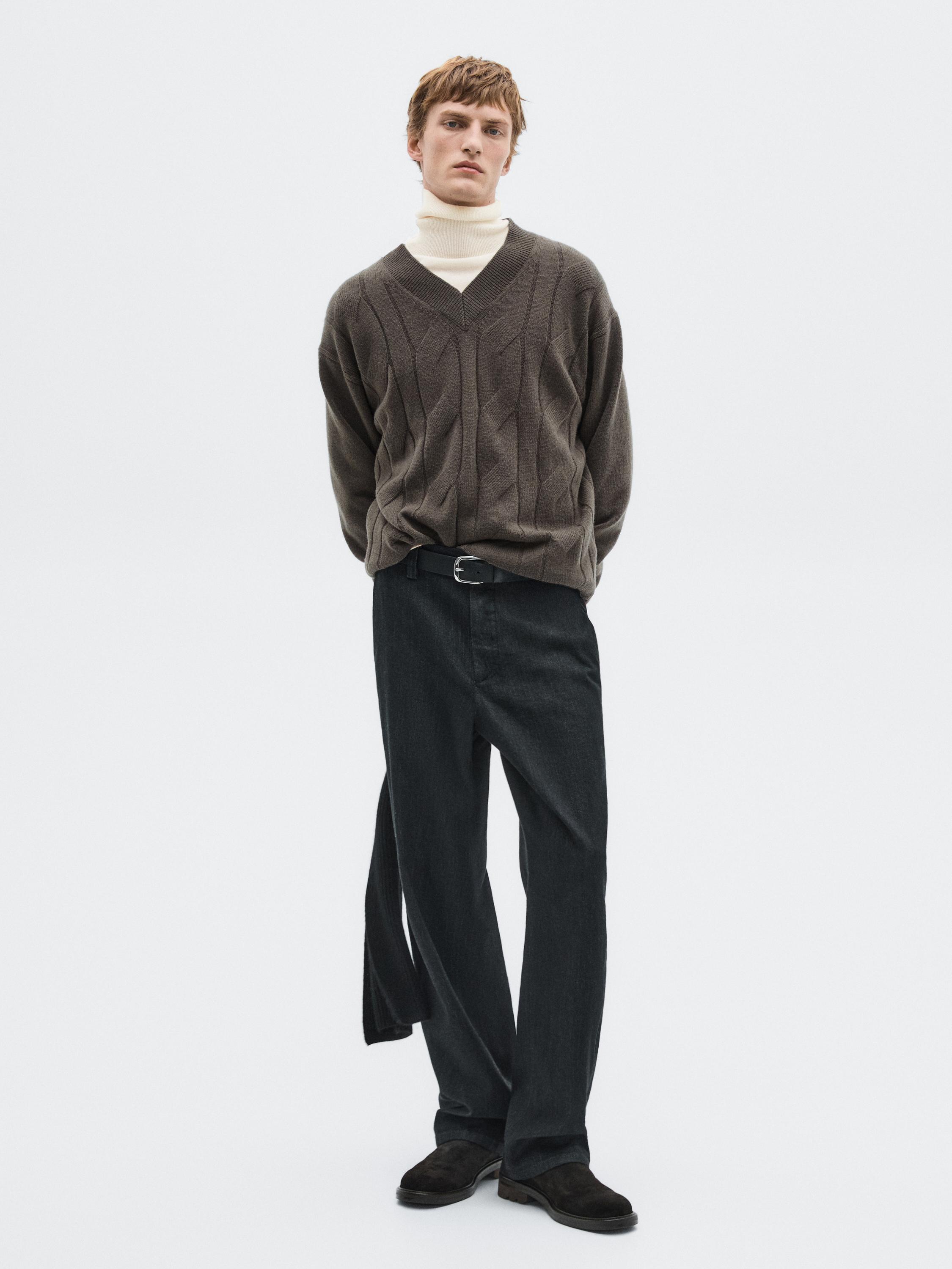 Knit wool blend sweater - LIMITED