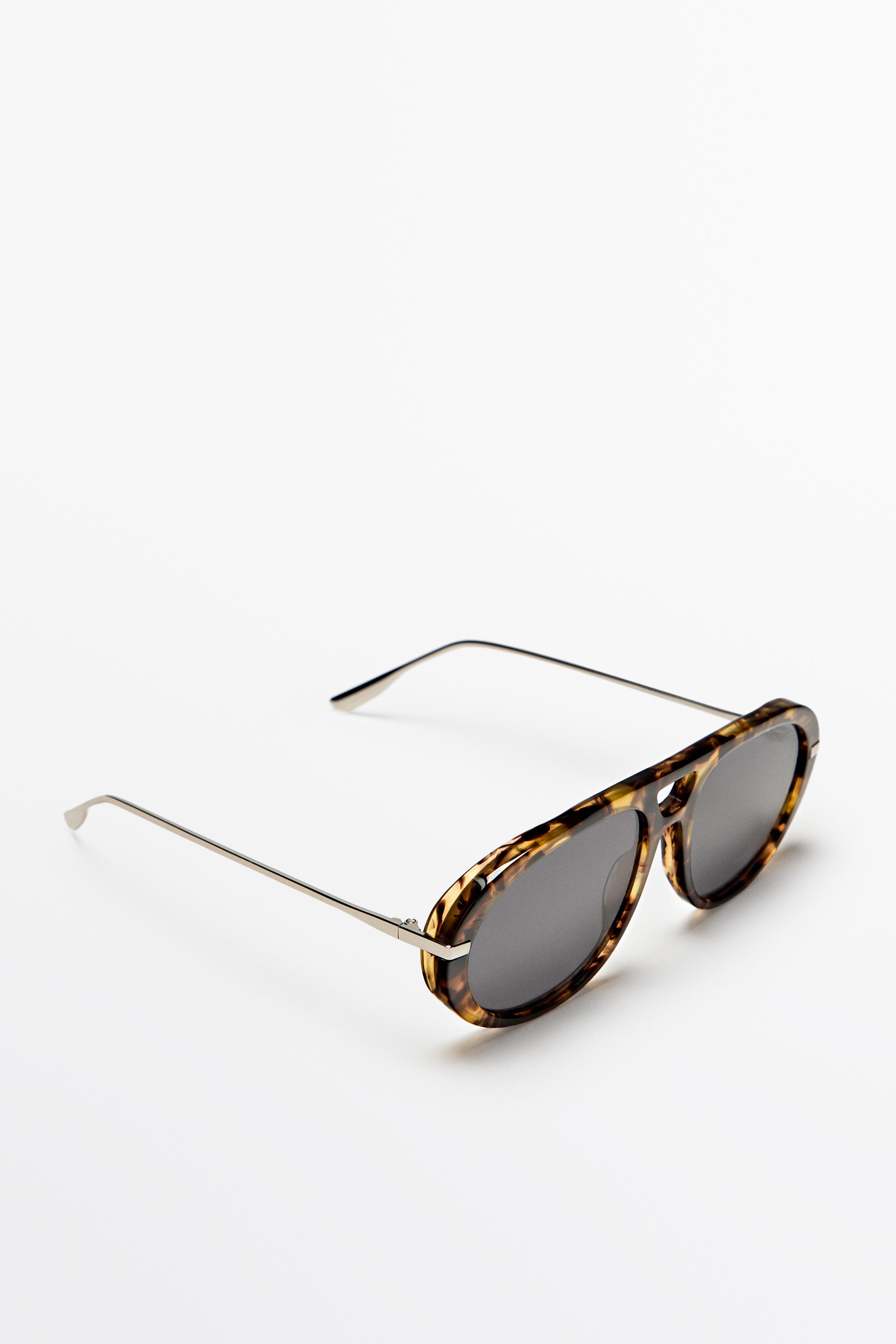 Aviator sunglasses — BROWN
