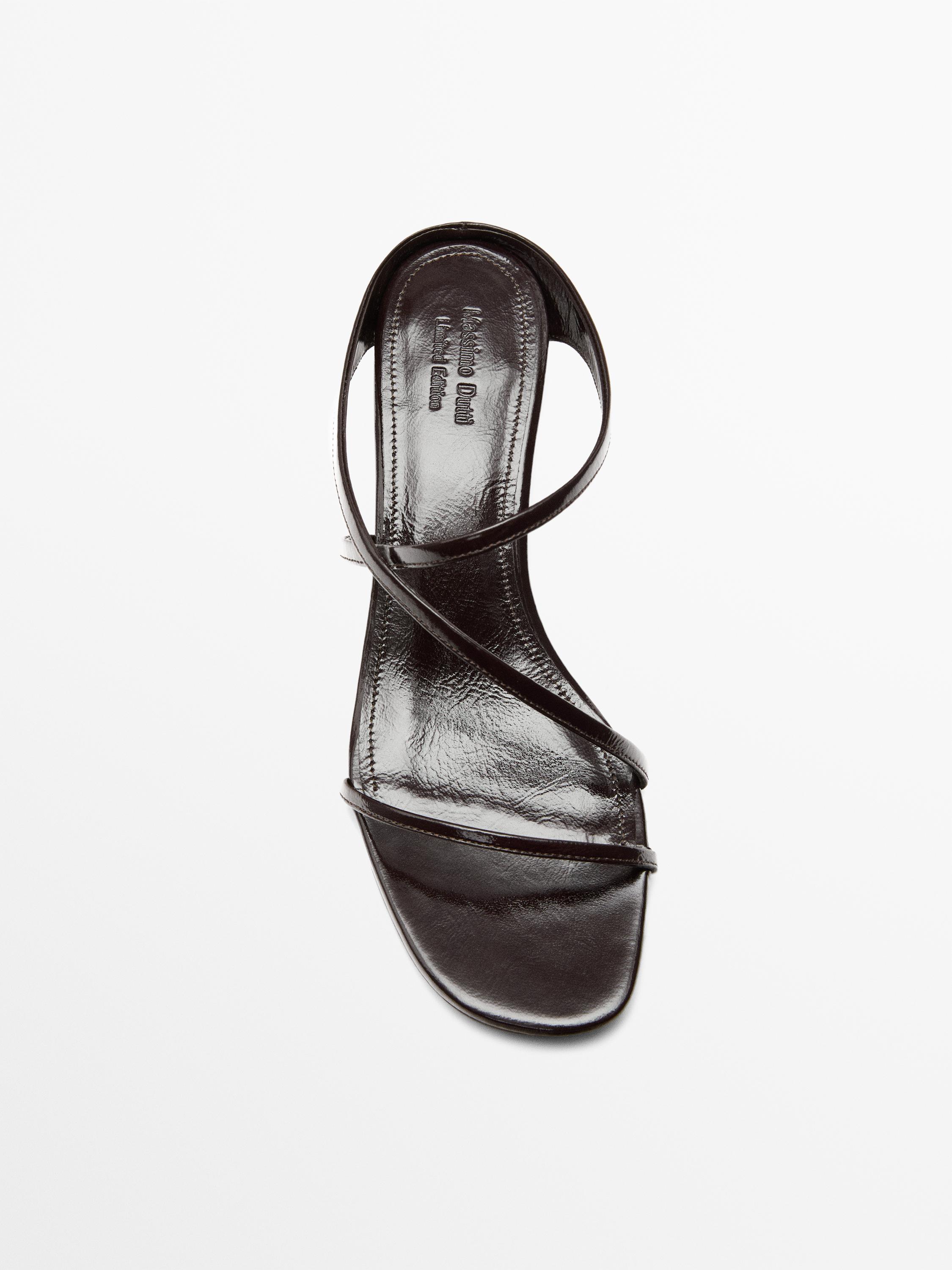 Sandaal met bandjes en hak - LIMITED