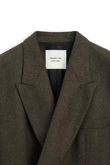 Oversize double-breasted long coat - LIMITED EDITION — OLIVE 9