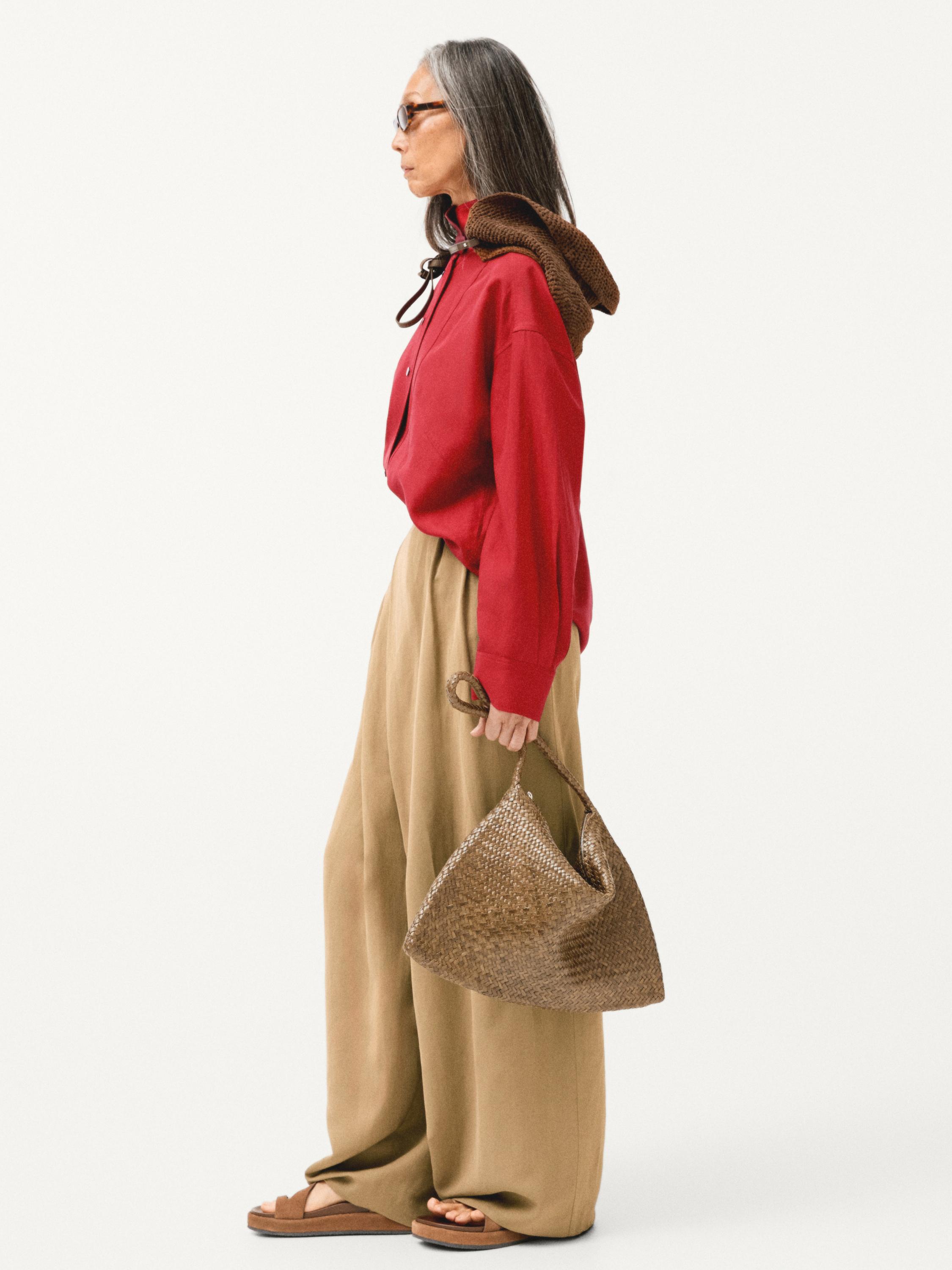 Flowing pareo trousers — BEIGE