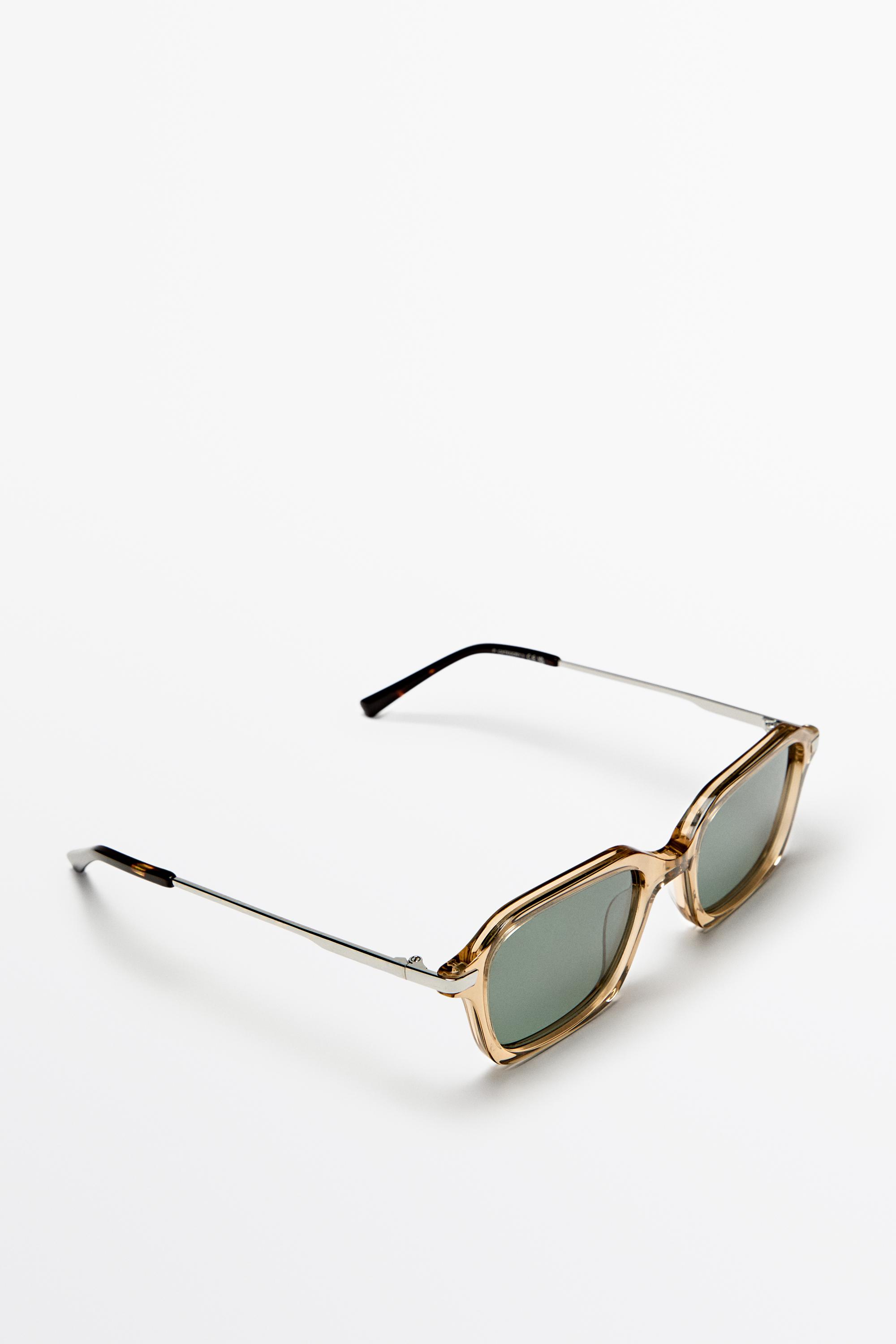 Square sunglasses — Mustard