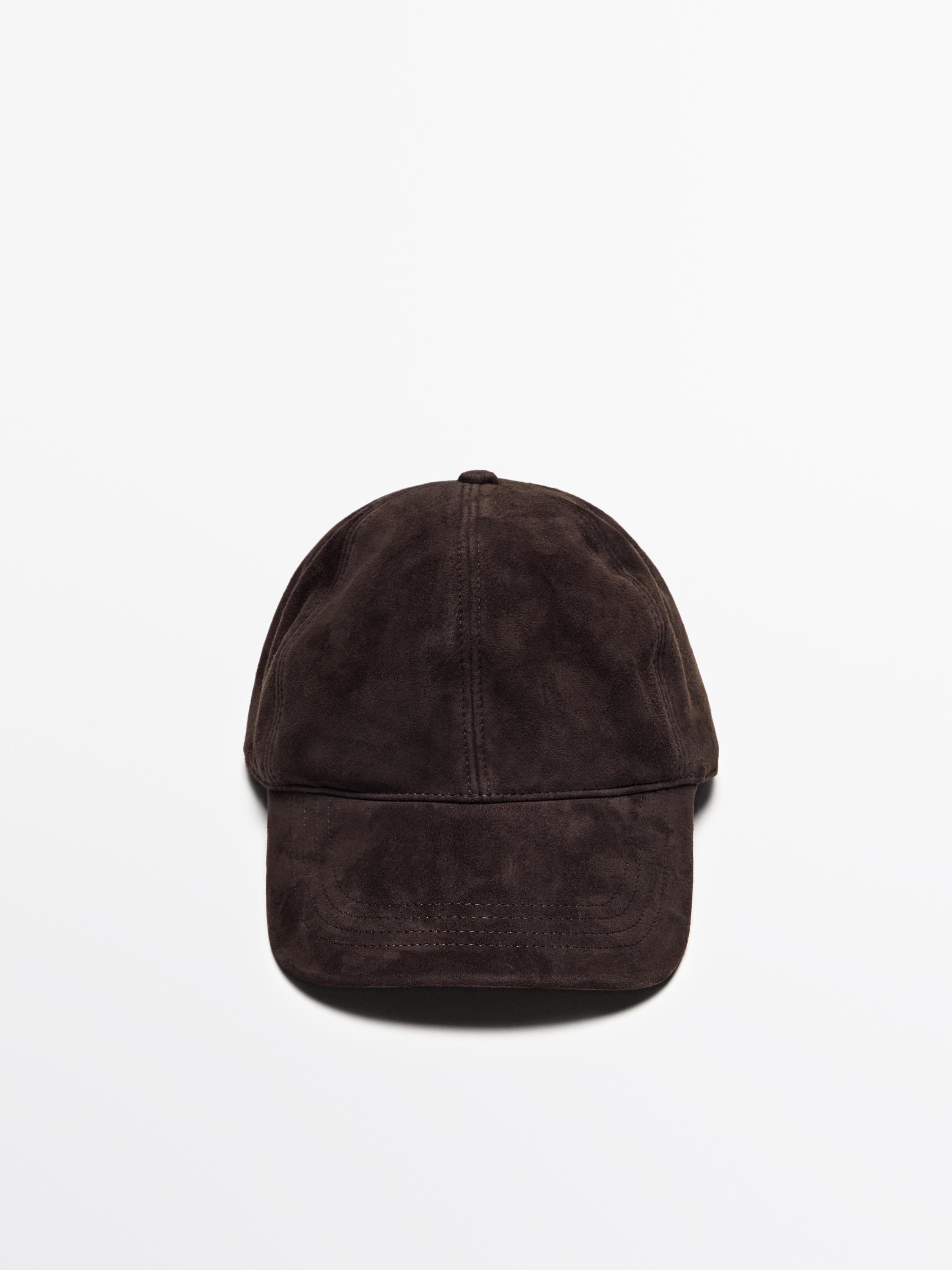 Split leather cap