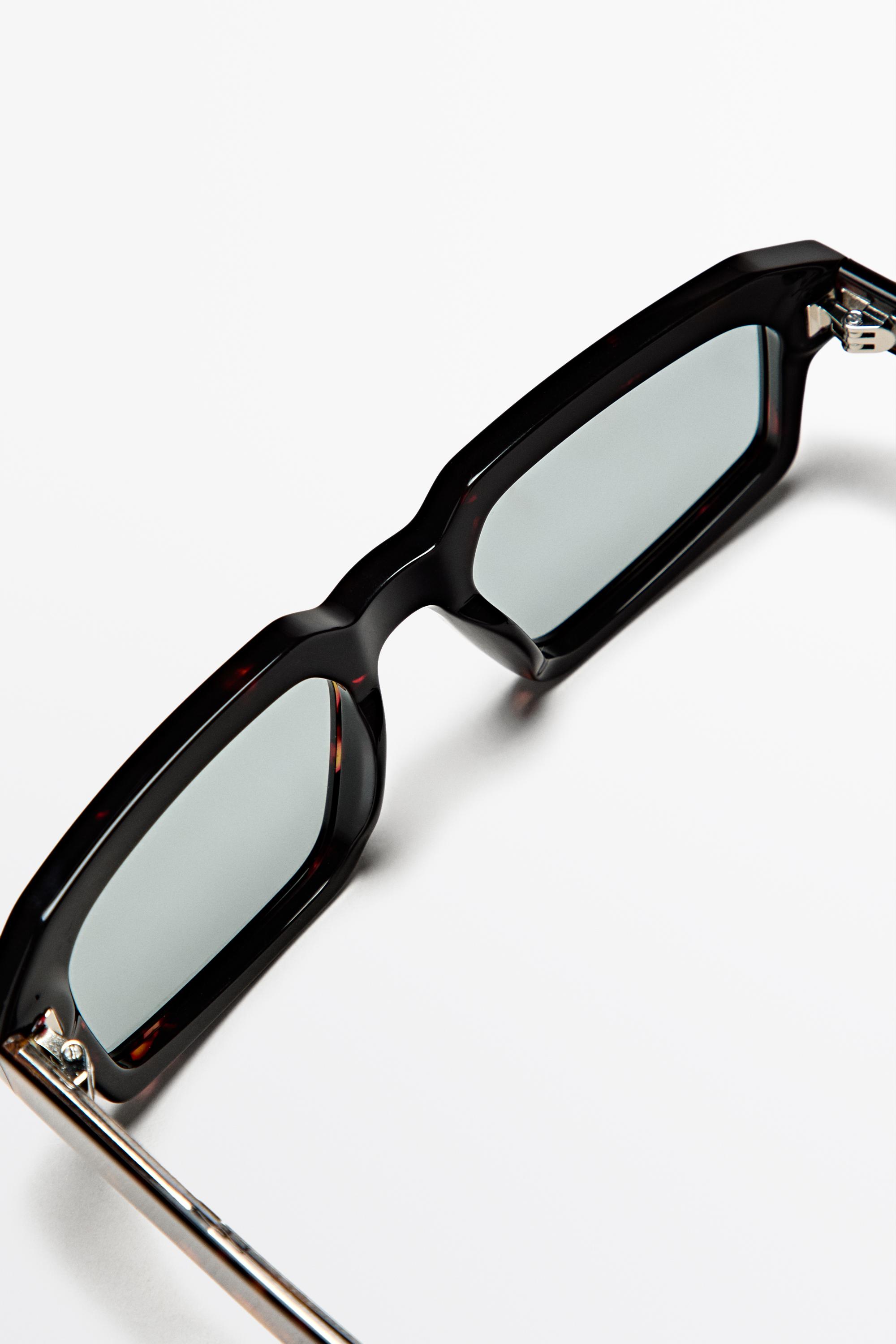 Rectangular sunglasses — BROWN
