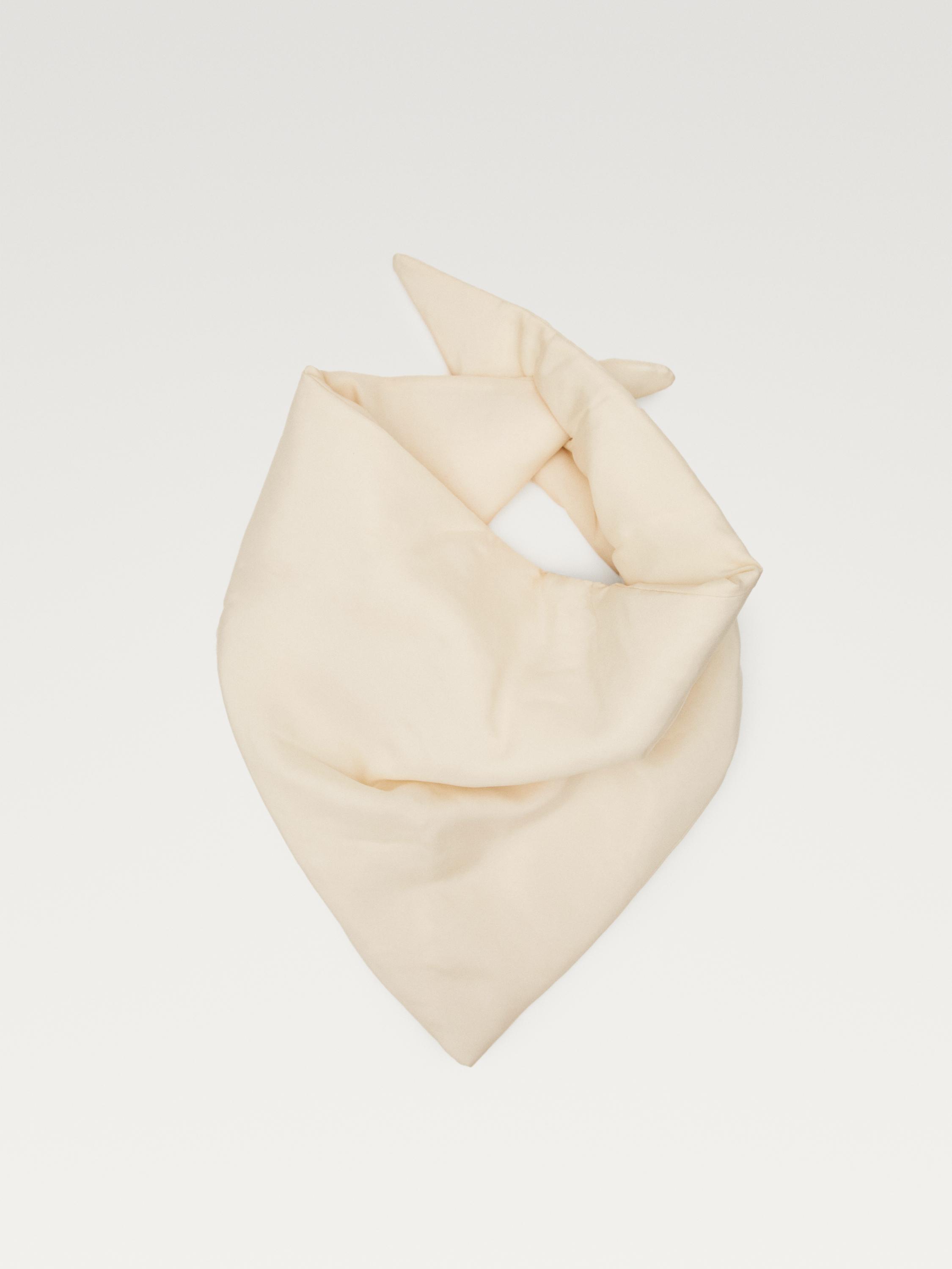 Bandana matelassé 100 % soie