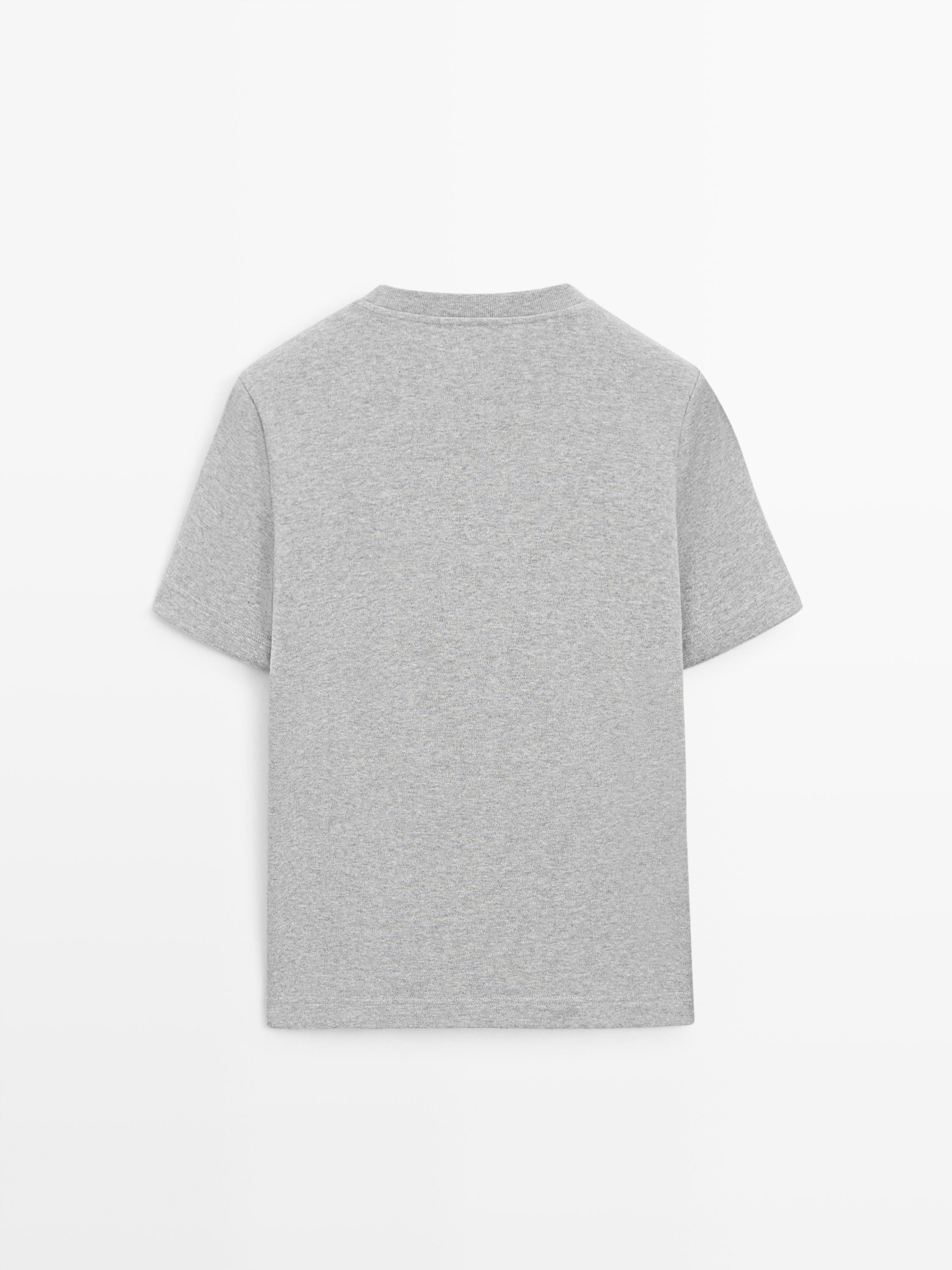 Short sleeve interlock T-shirt — Medium Grey