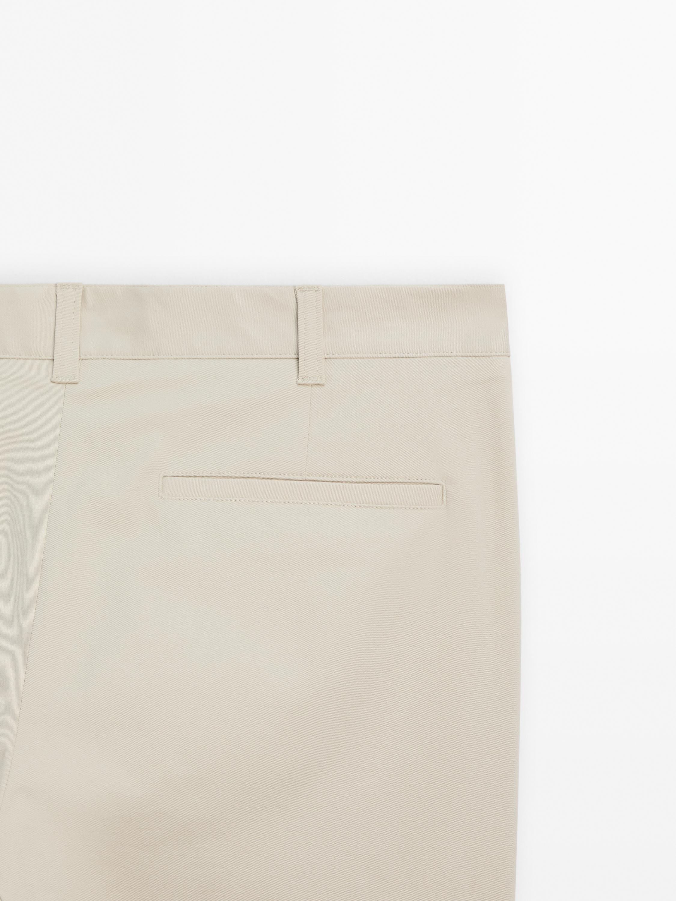 Galtzak, kotoi-nahasketadun ehunezkoak, slim fit