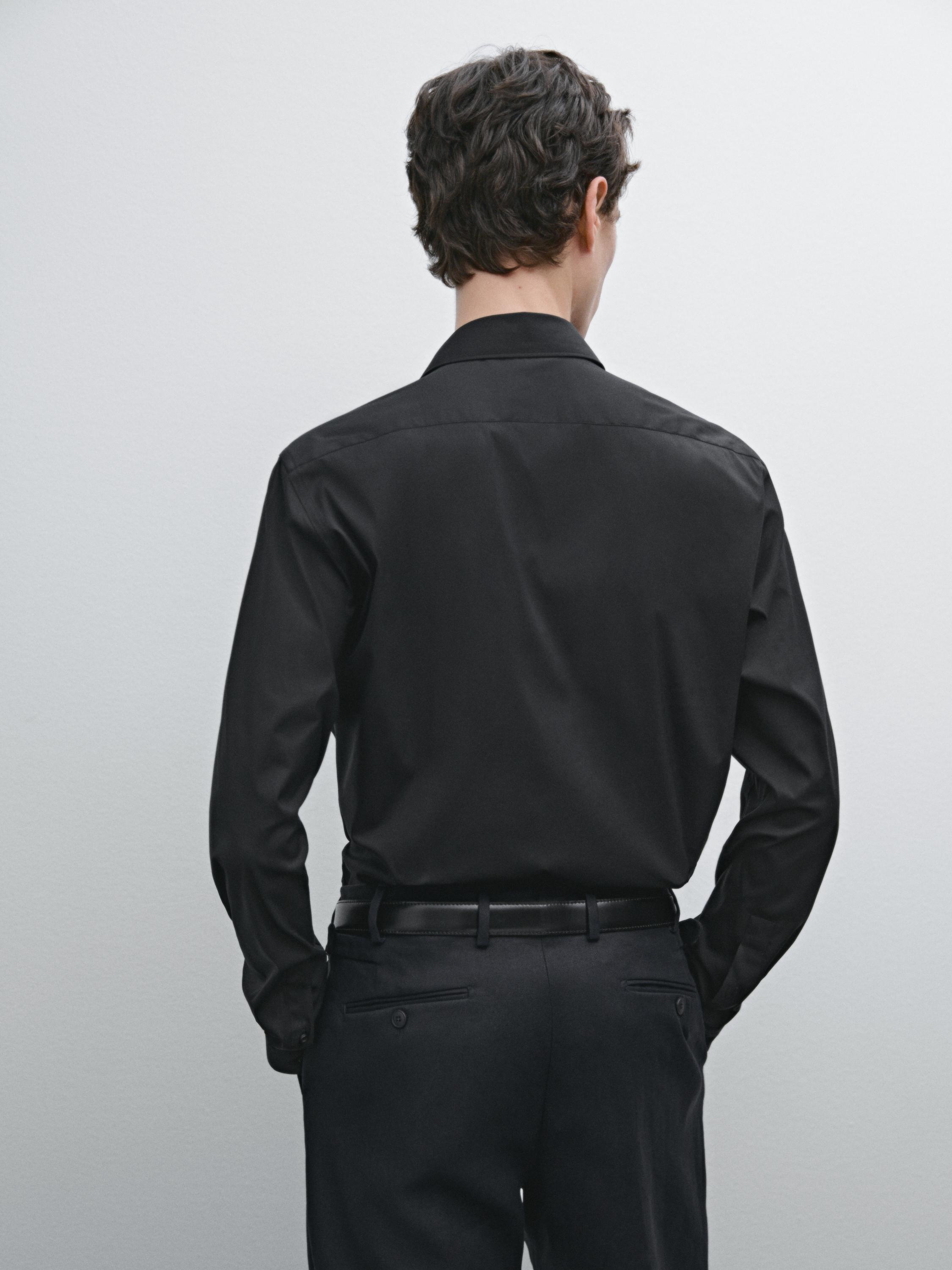 Slim fit stretch shirt