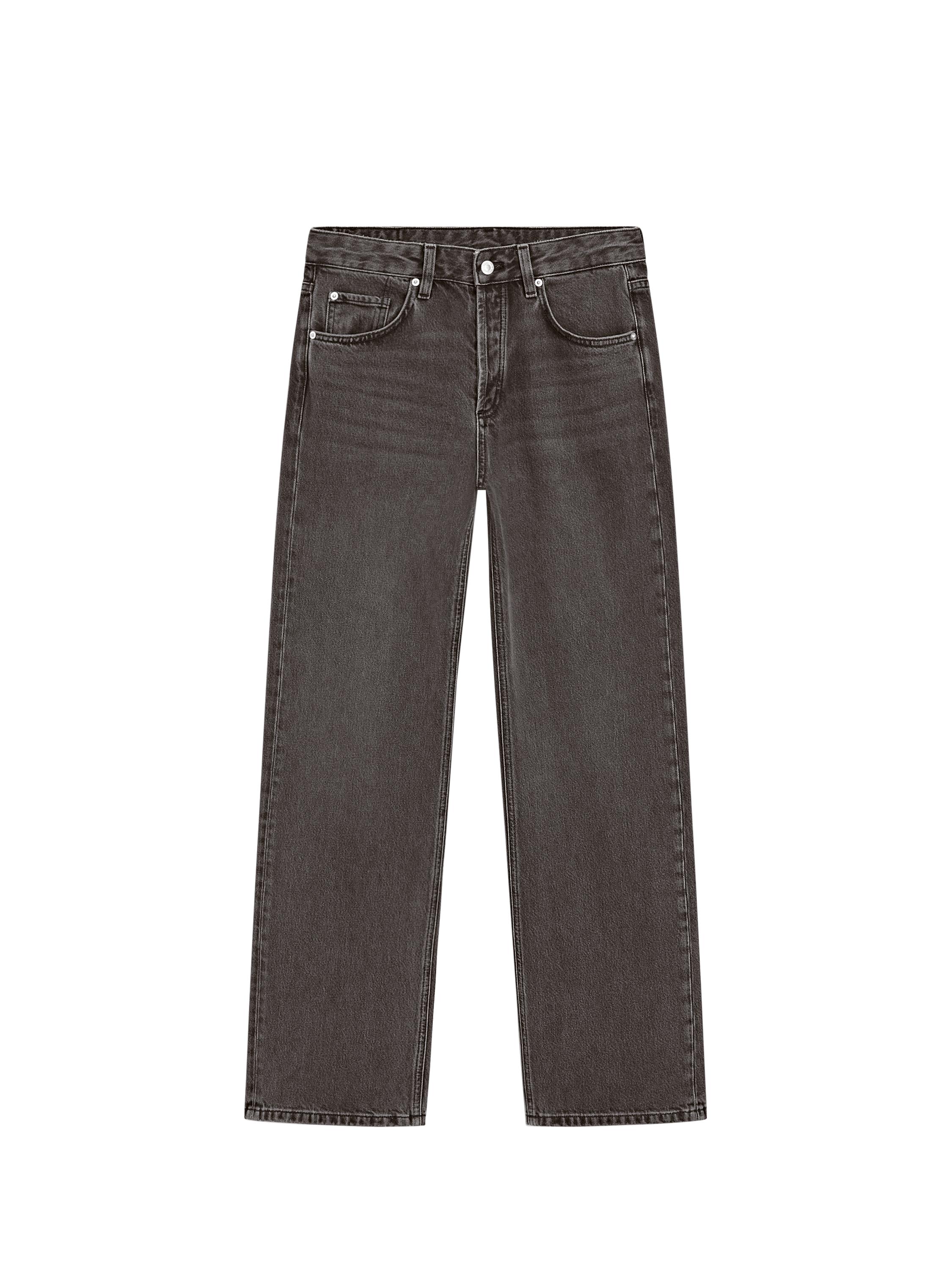 ★ Massimo Dutti★ Fade Mid-Rise Wide Leg Jeans 05036638406 Loose mid-rise wide-leg jeans · Blue, Black · Dressy