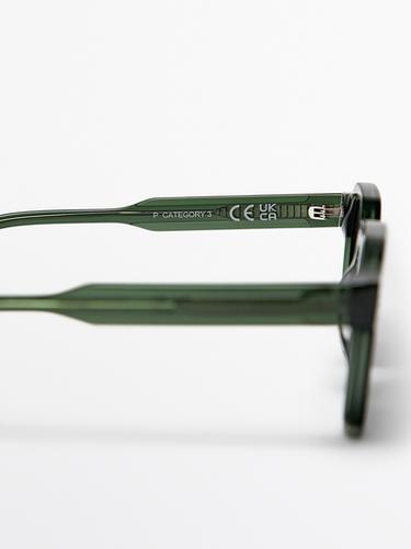 Geometric sunglasses — GREEN 5