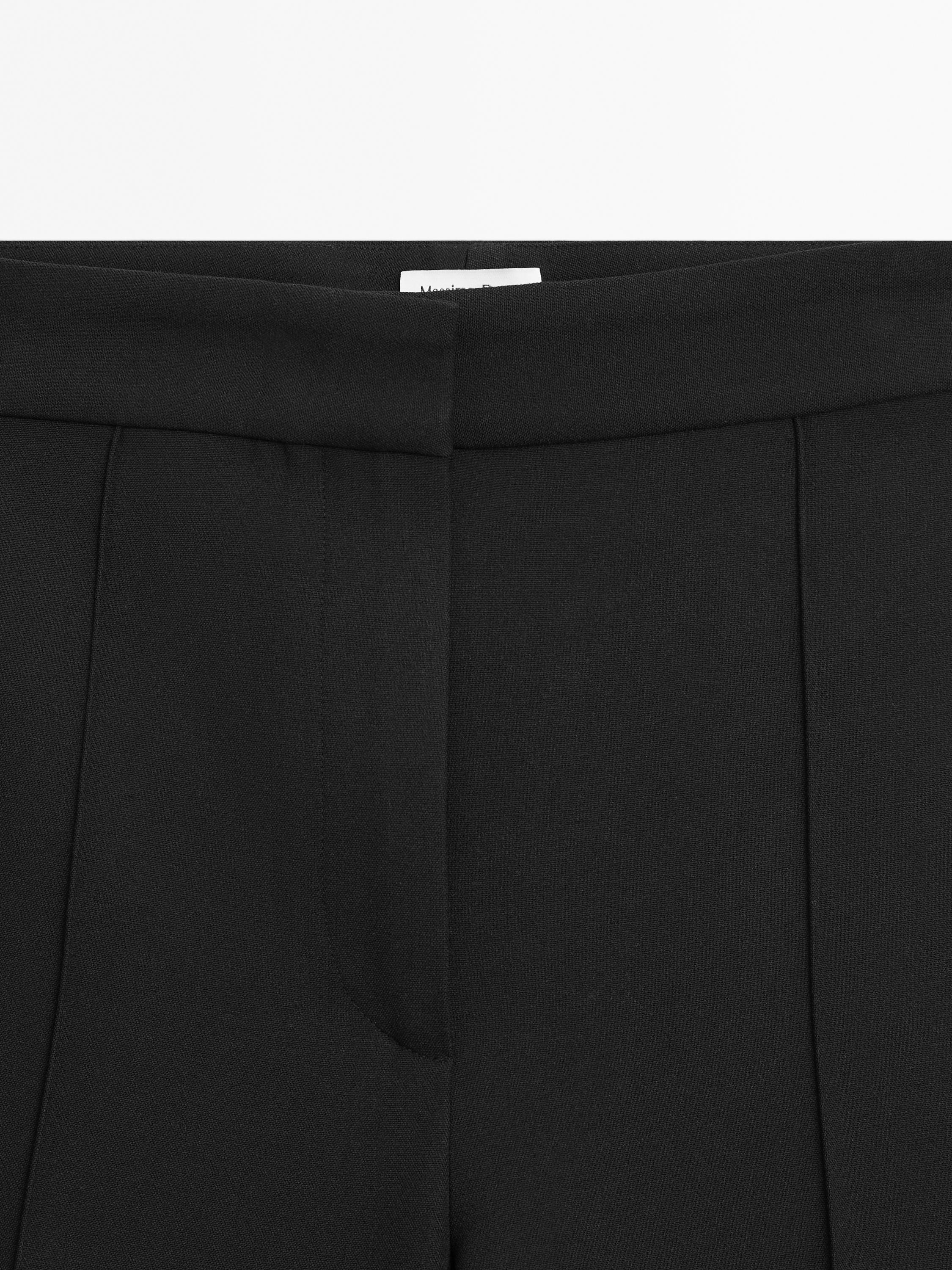 Fitted trousers with elasticated hems - STUDIO