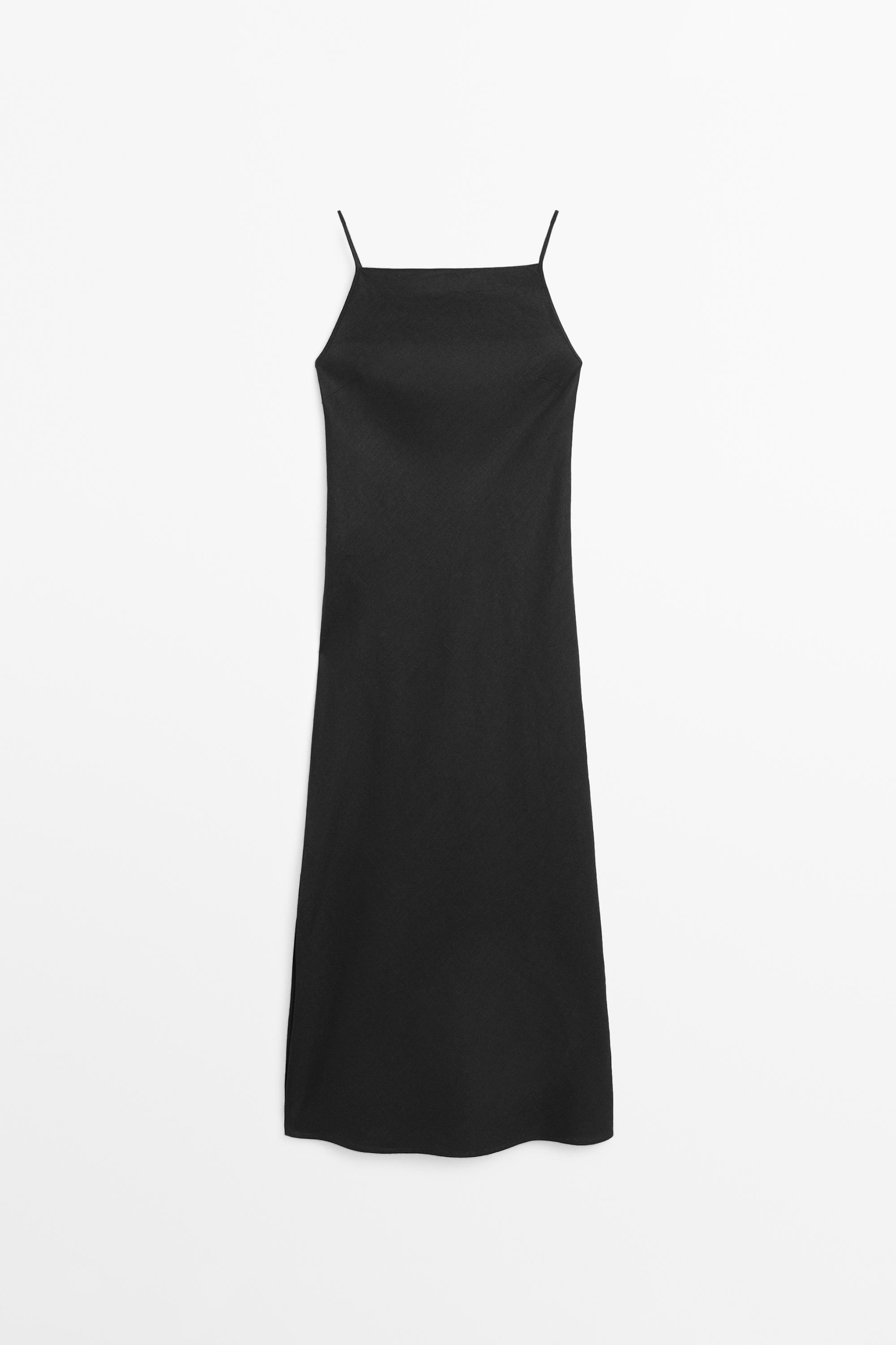 Robe midi 100 % lin